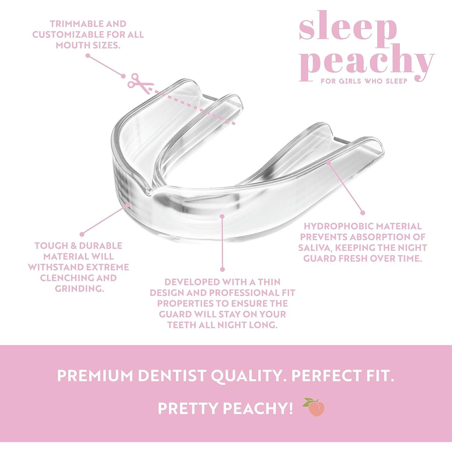 Protectores Bucales Sleep Peachy para Bruxismo - 2 Unidades