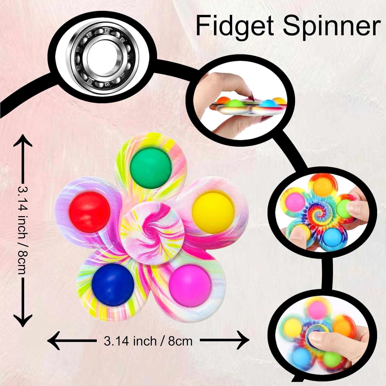 Fidget Spinner 32PCS QUHIU Juguetes Sensoriales Alivio Estrés