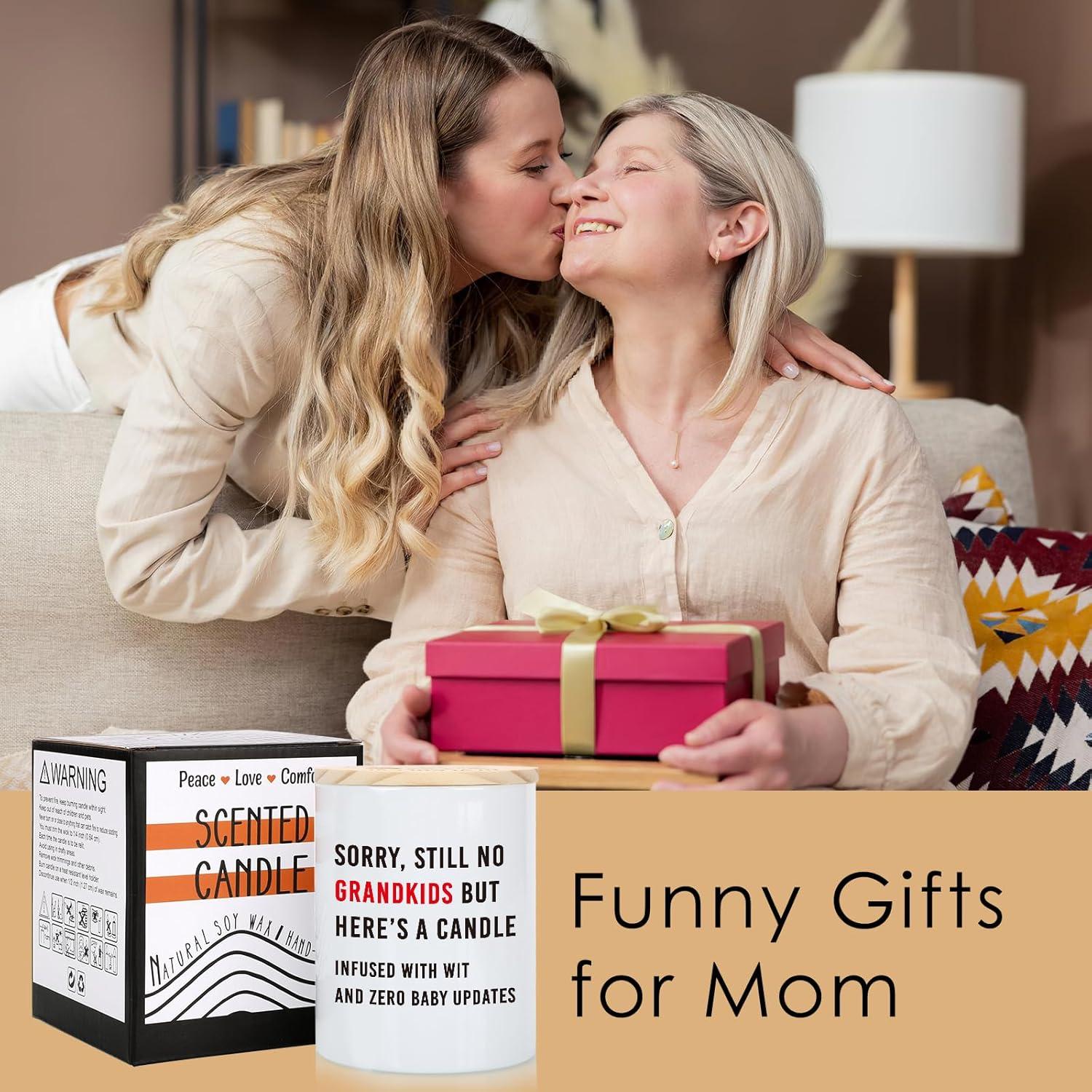 Vela Aromatizada de Soja 10oz Lavanda para Mamá - Regalo Divertido