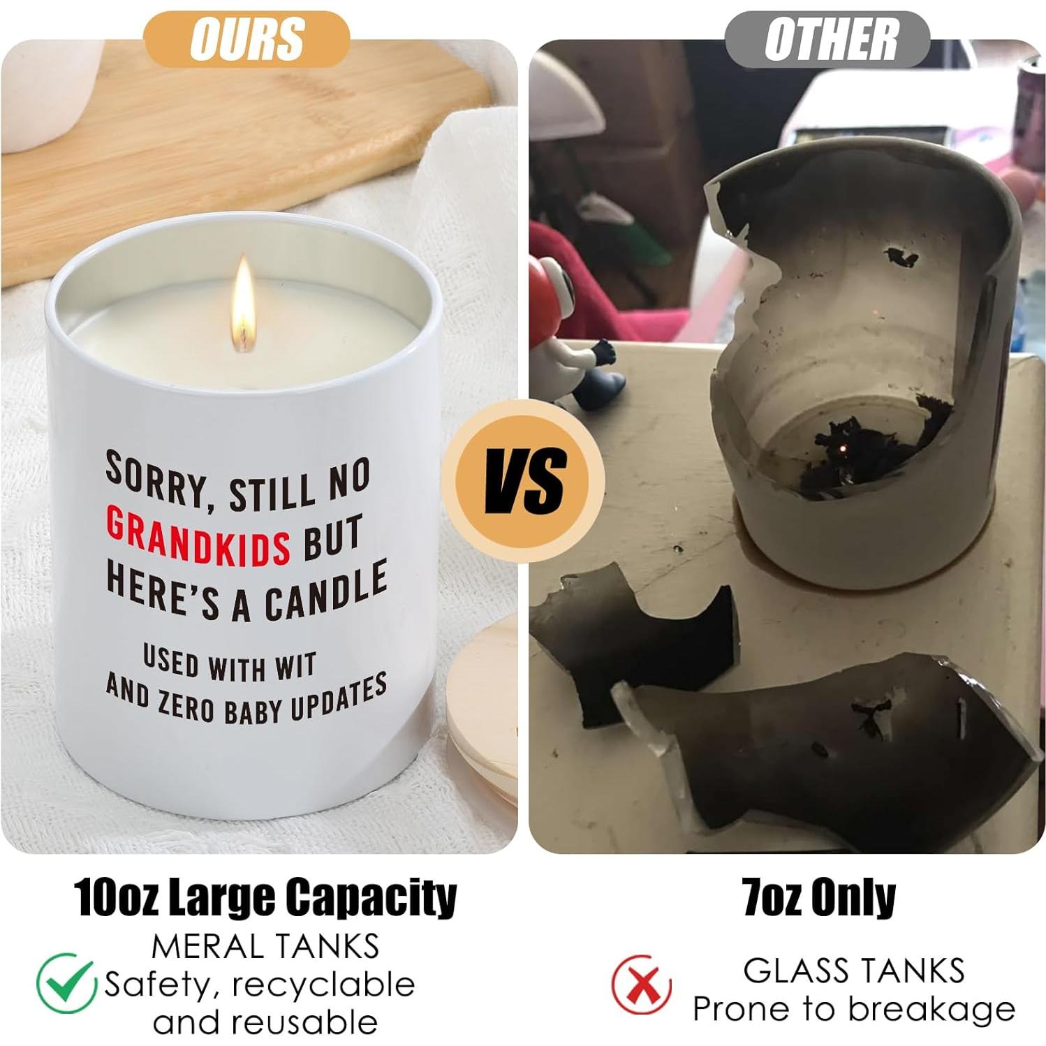 Vela Aromatizada de Soja 10oz Lavanda para Mamá - Regalo Divertido