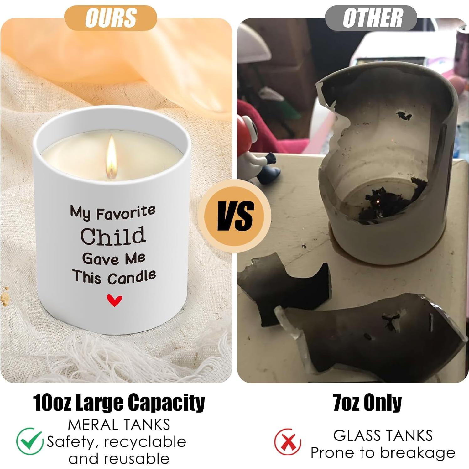 Vela Aromática de Lavanda 10oz NEVERNERVE - Regalo para Mamá