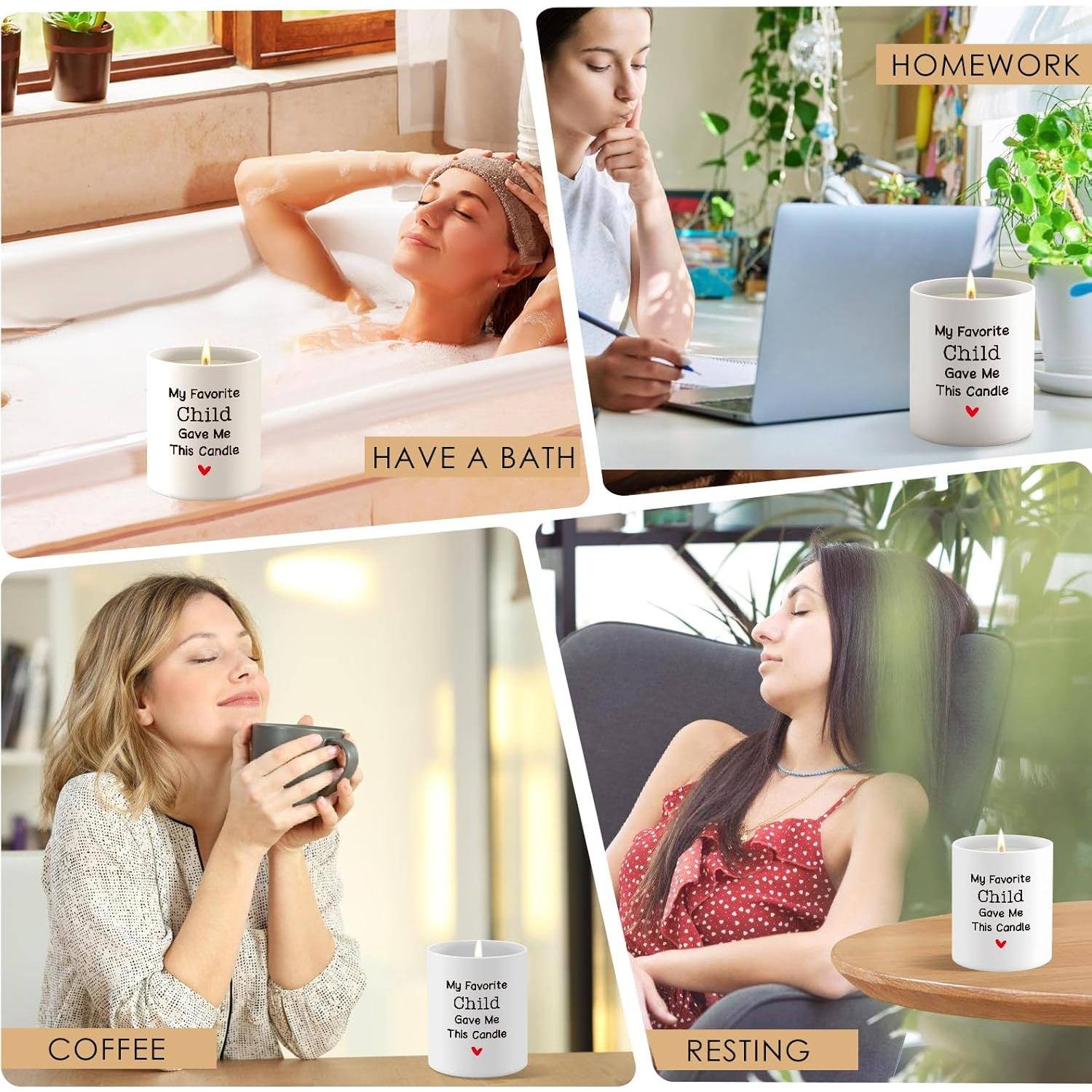 Vela Aromática de Lavanda 10oz NEVERNERVE - Regalo para Mamá