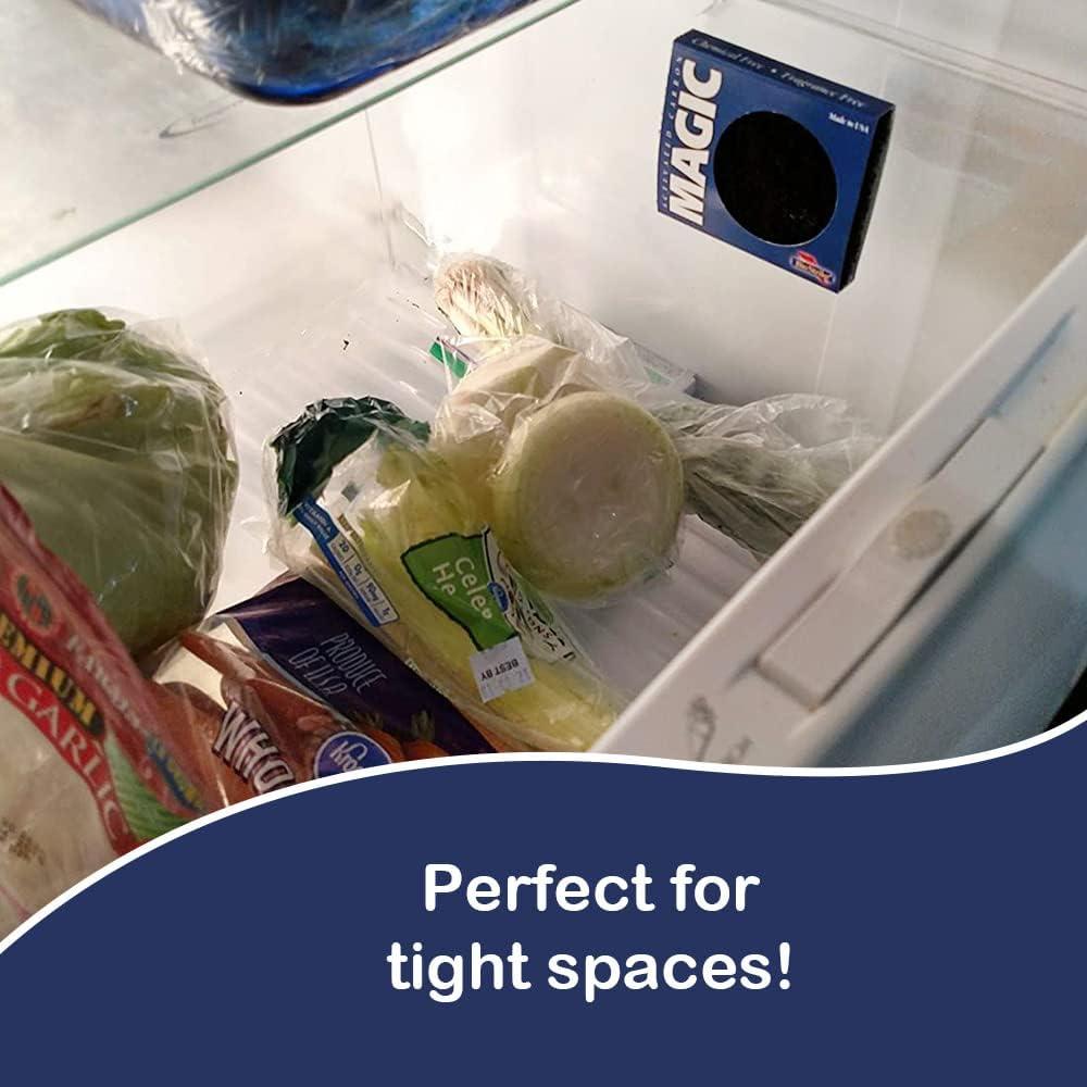 Odor Magic - Desodorante de Nevera de Carbón Activado - 2 Filtros