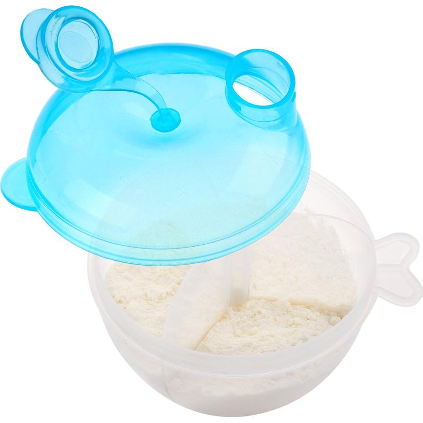 Dispensador de Fórmula para Bebés Accmor Azul 3 Compartimentos