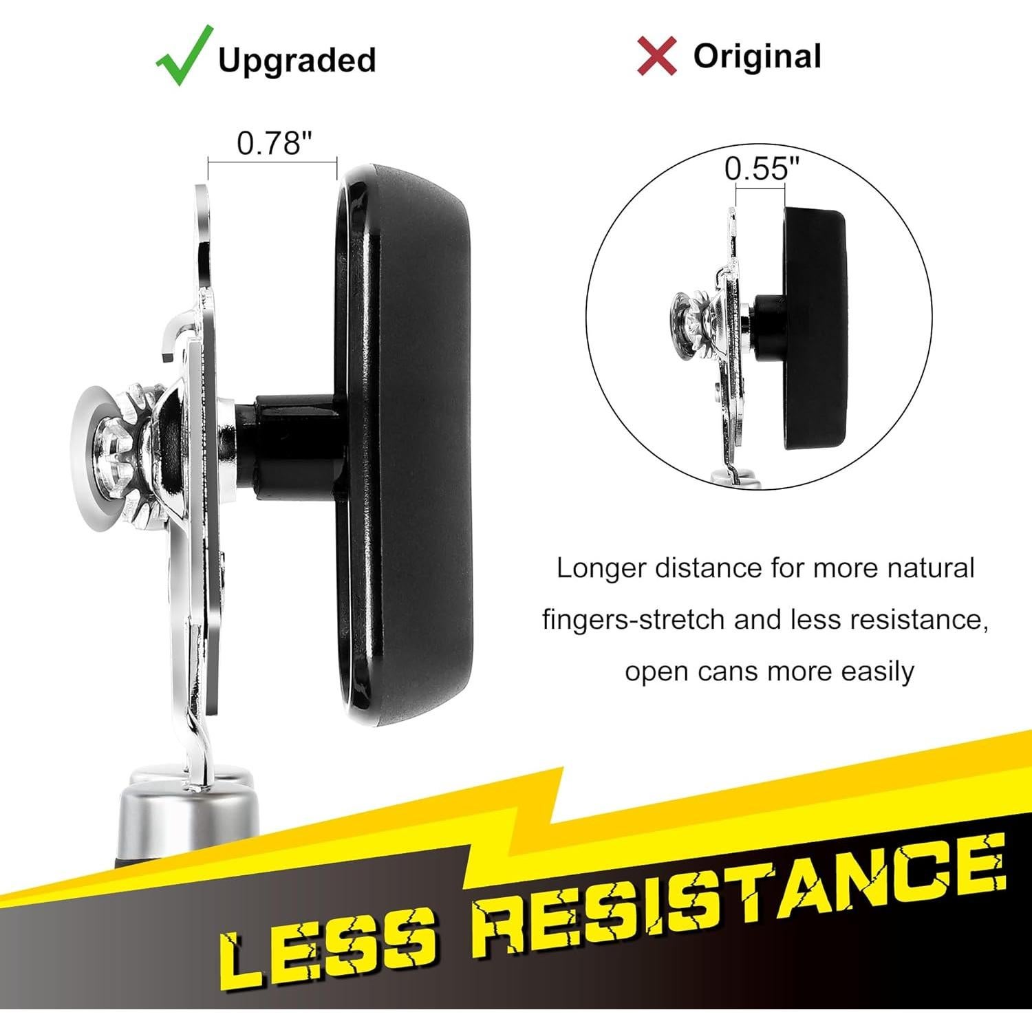 Abridor de Latas Manual PrinChef con Imán y Mango Cómodo