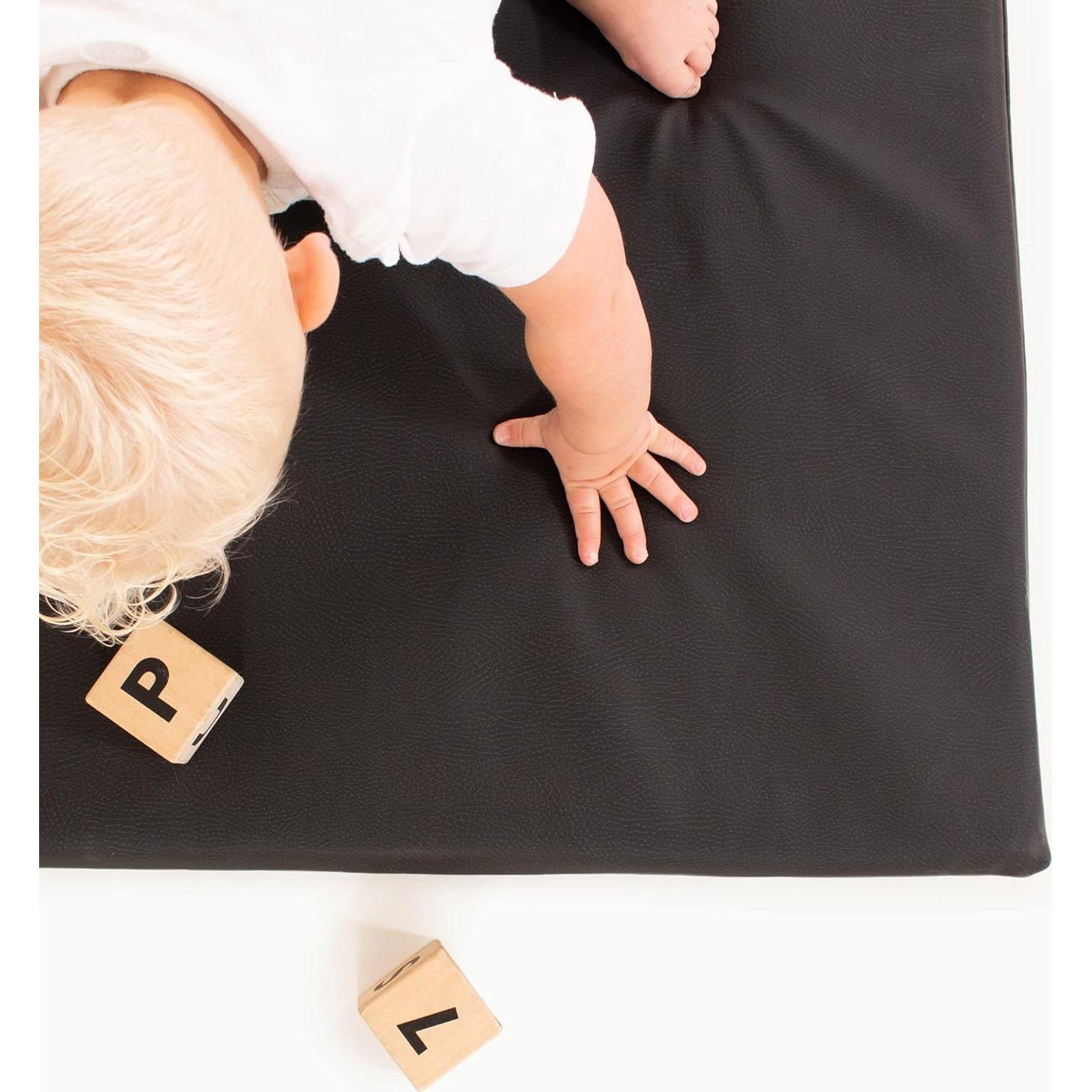 Alfombra de Juego Gathre Cuadrada Acolchada 91x91 cm Cuervo