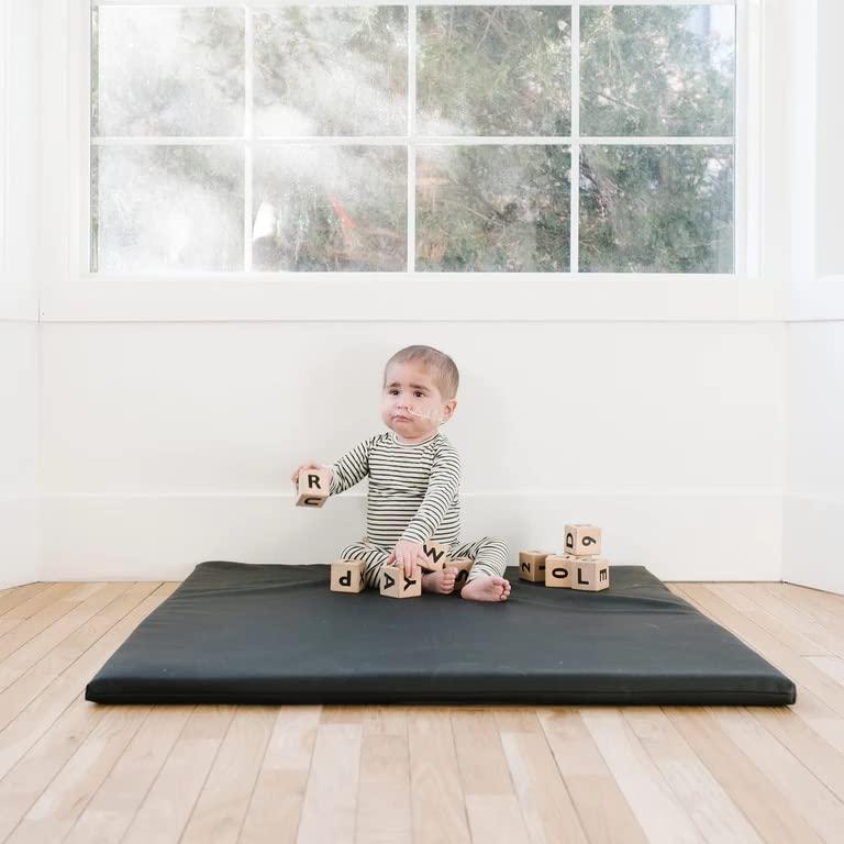 Alfombra de Juego Gathre Cuadrada Acolchada 91x91 cm Cuervo