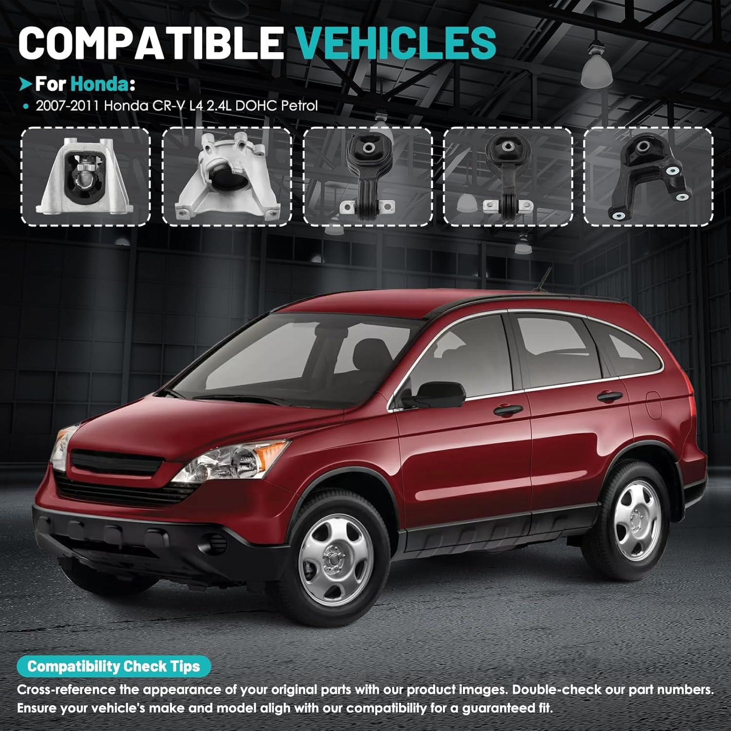 Juego de Soportes de Motor y Transmisión Honda CR-V 2007-2011