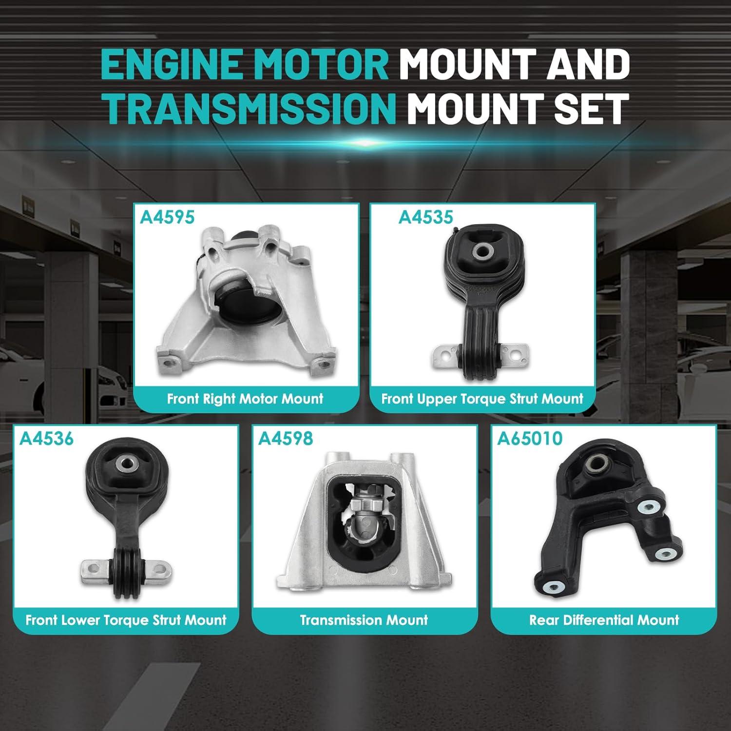 Juego de Soportes de Motor y Transmisión Honda CR-V 2007-2011