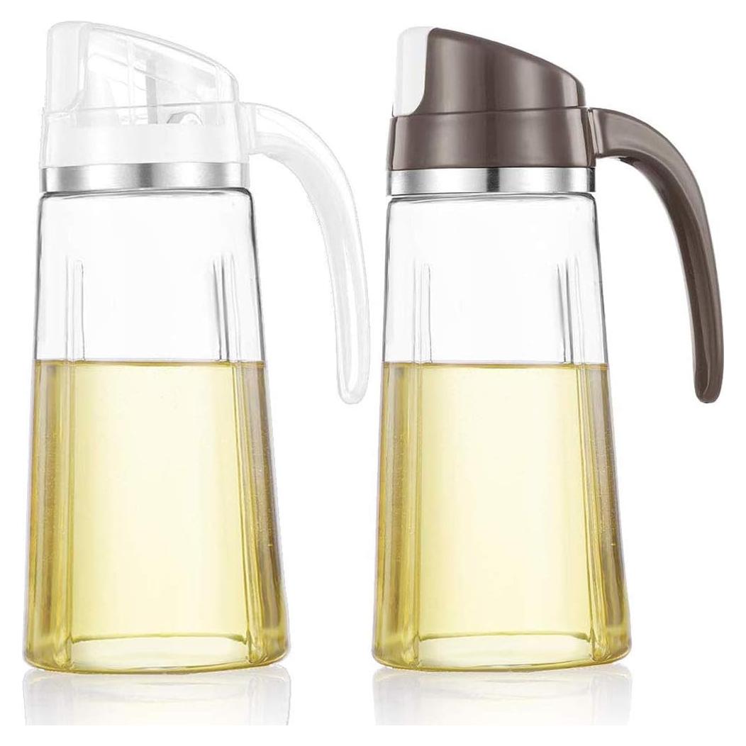 Dispensador de Aceite Marbrasse 600ml con Tapa Automática - 2 Pcs