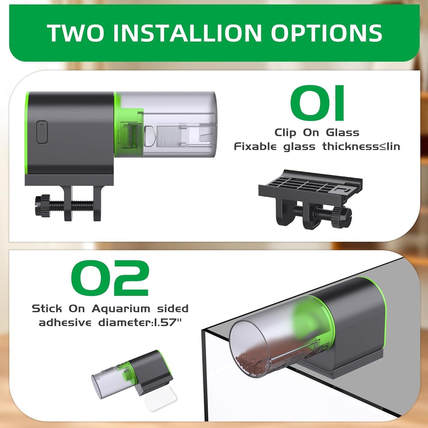 Alimentador Automático de Peces FREESEA FS-32 Recargable USB