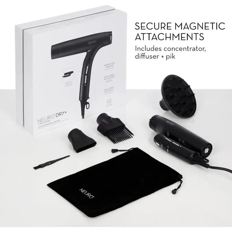 Secador de Pelo Profesional Paul Mitchell Neuro Dry+ Plegable Doble Voltaje