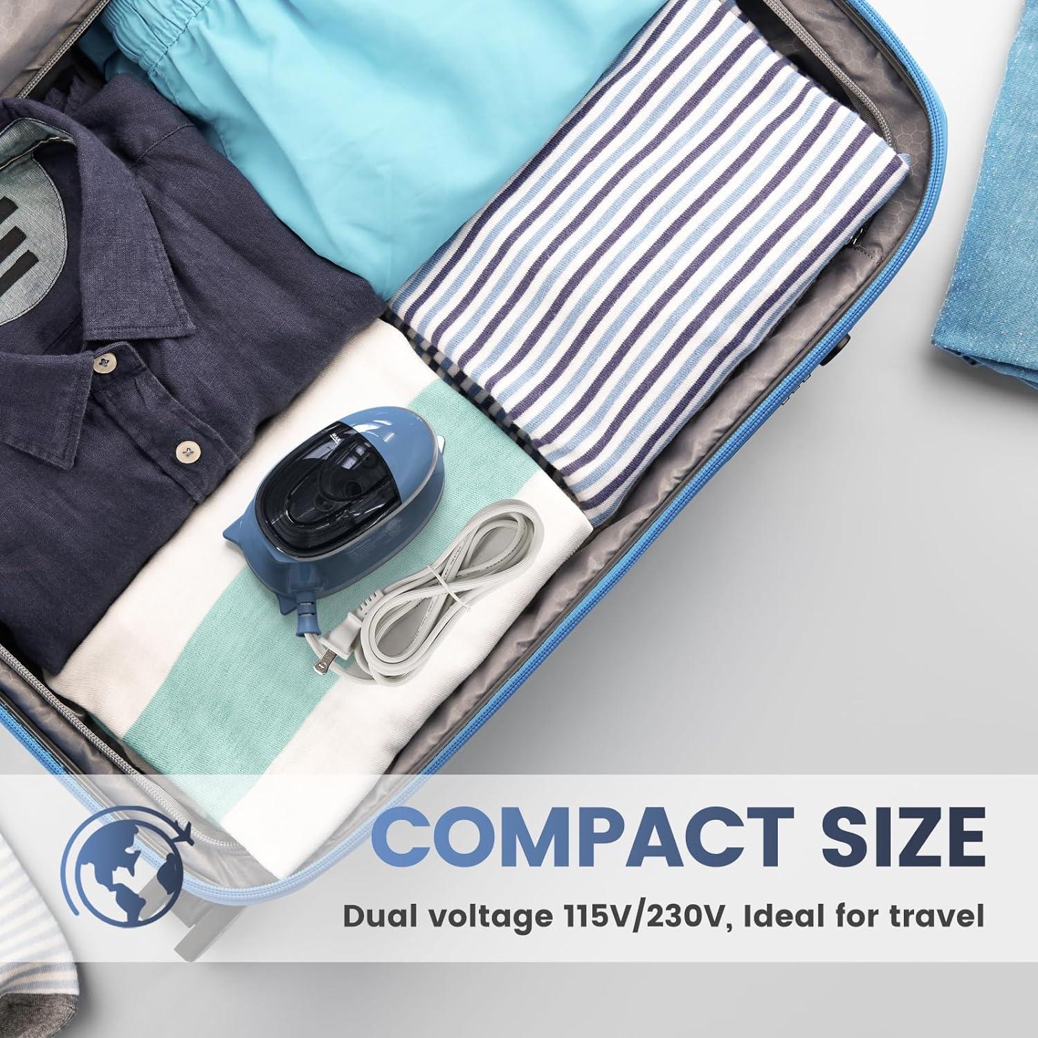 Mini Plancha de Viaje BEAUTURAL Doble Voltaje 0.45 kg