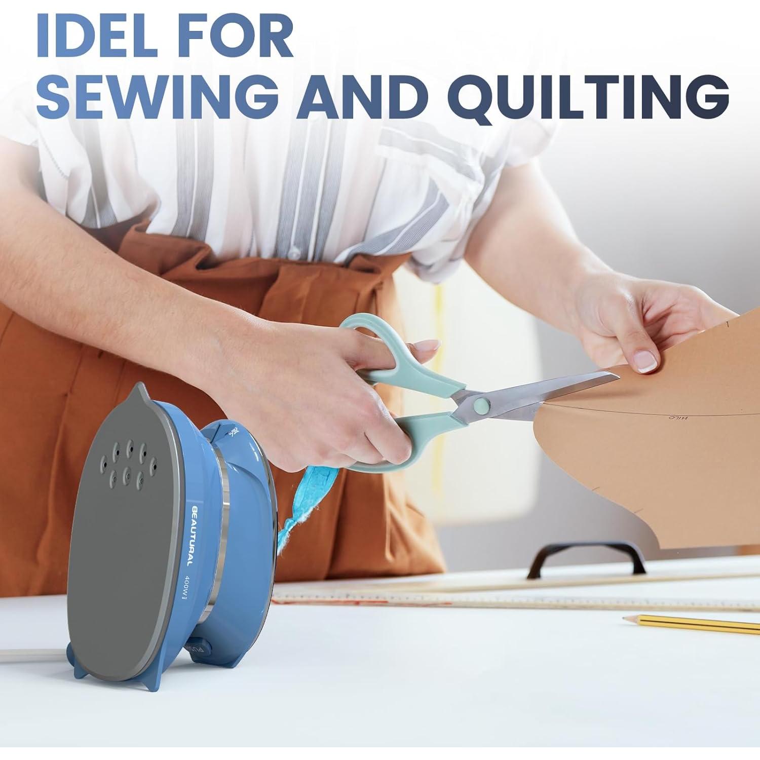 Mini Plancha de Viaje BEAUTURAL Doble Voltaje 0.45 kg