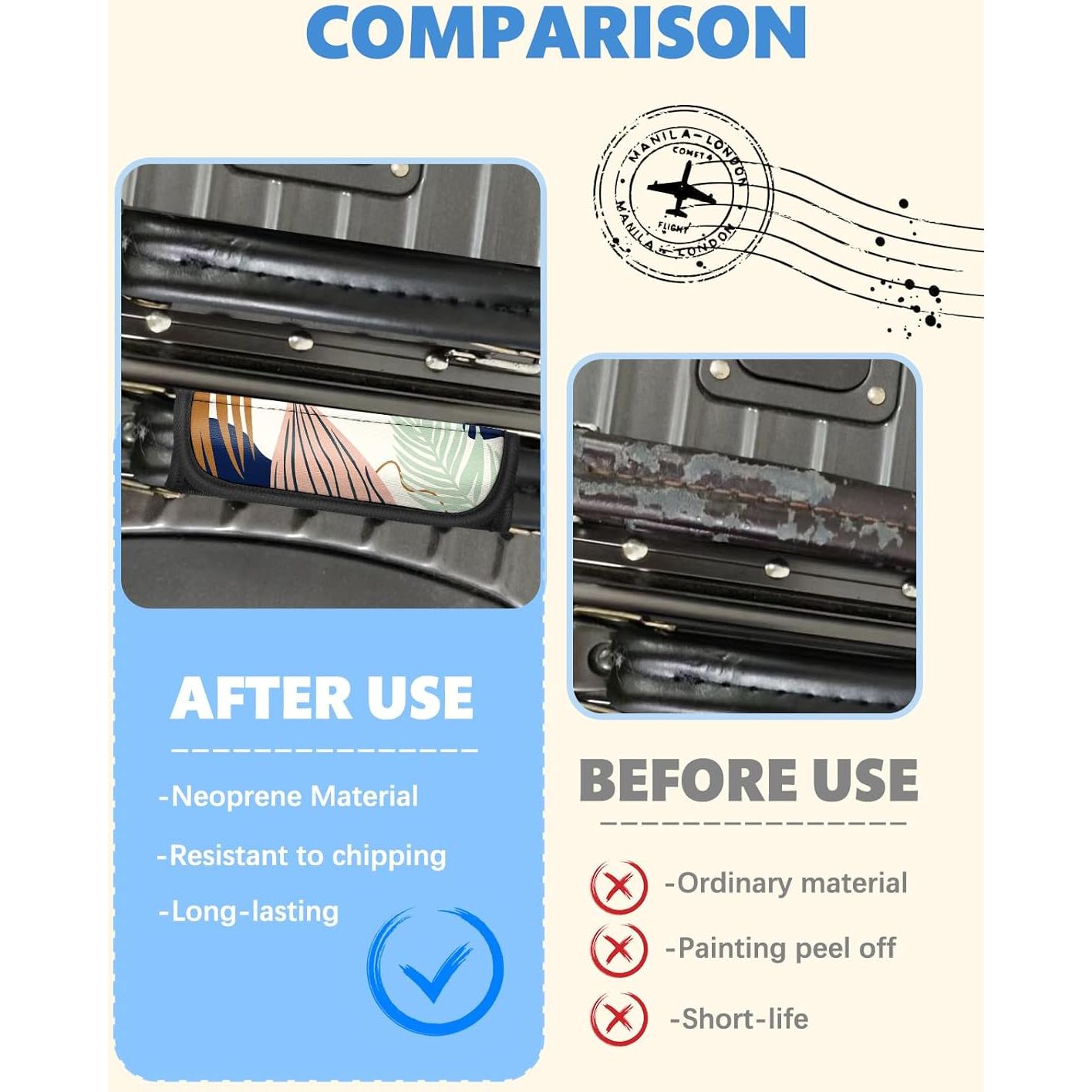 Funda de Mango de Equipaje Slohif 5 Pcs Neopreno Confortable