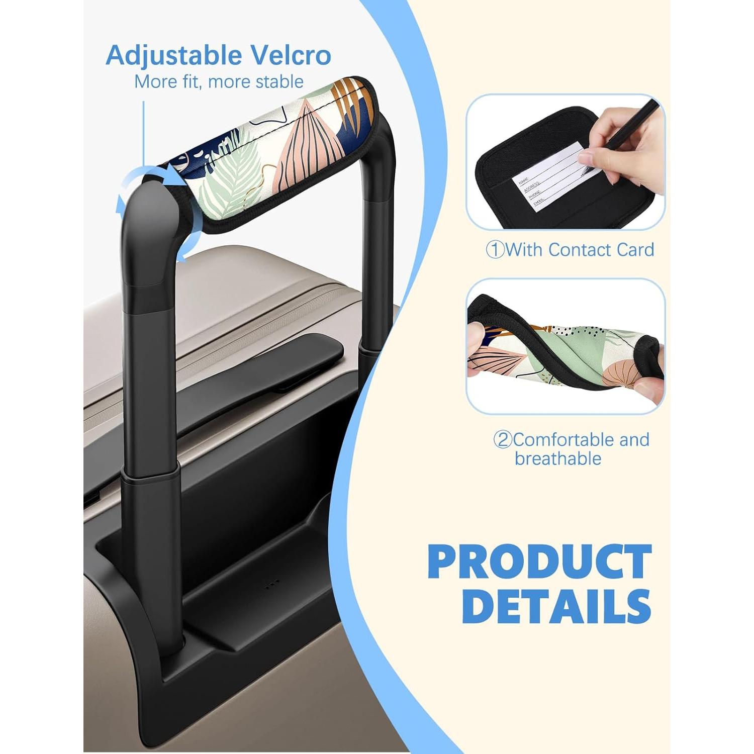 Funda de Mango de Equipaje Slohif 5 Pcs Neopreno Confortable