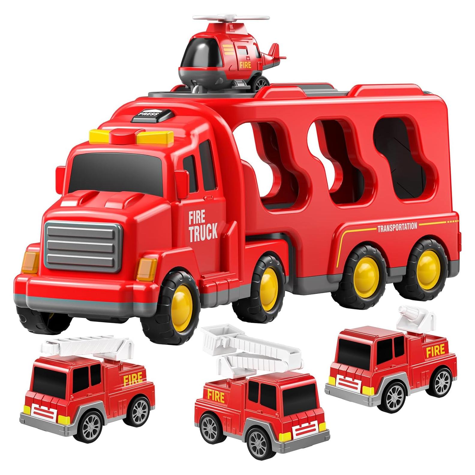 Camión de Bomberos TEMI 5 en 1 para Niños 3 a 5 Años