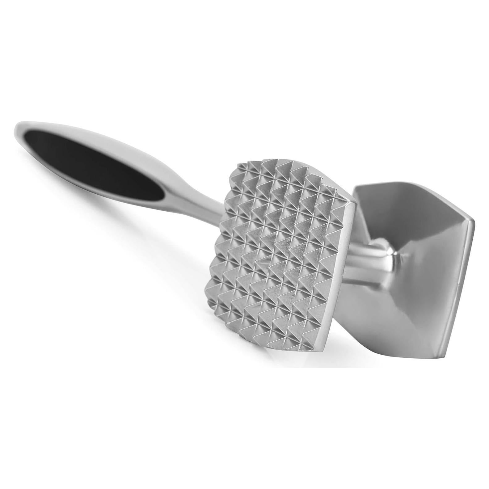 Martillo Aplanador de Carne AOWOTO 22.5 cm Doble Lado Ergonómico