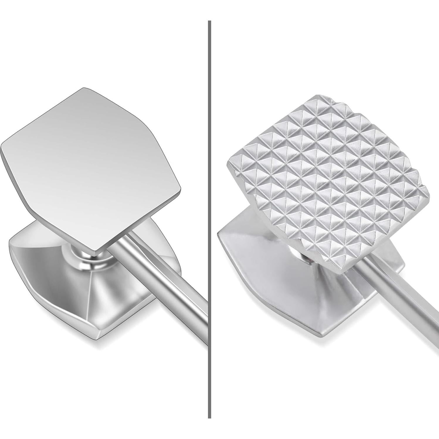 Martillo Aplanador de Carne AOWOTO 22.5 cm Doble Lado Ergonómico