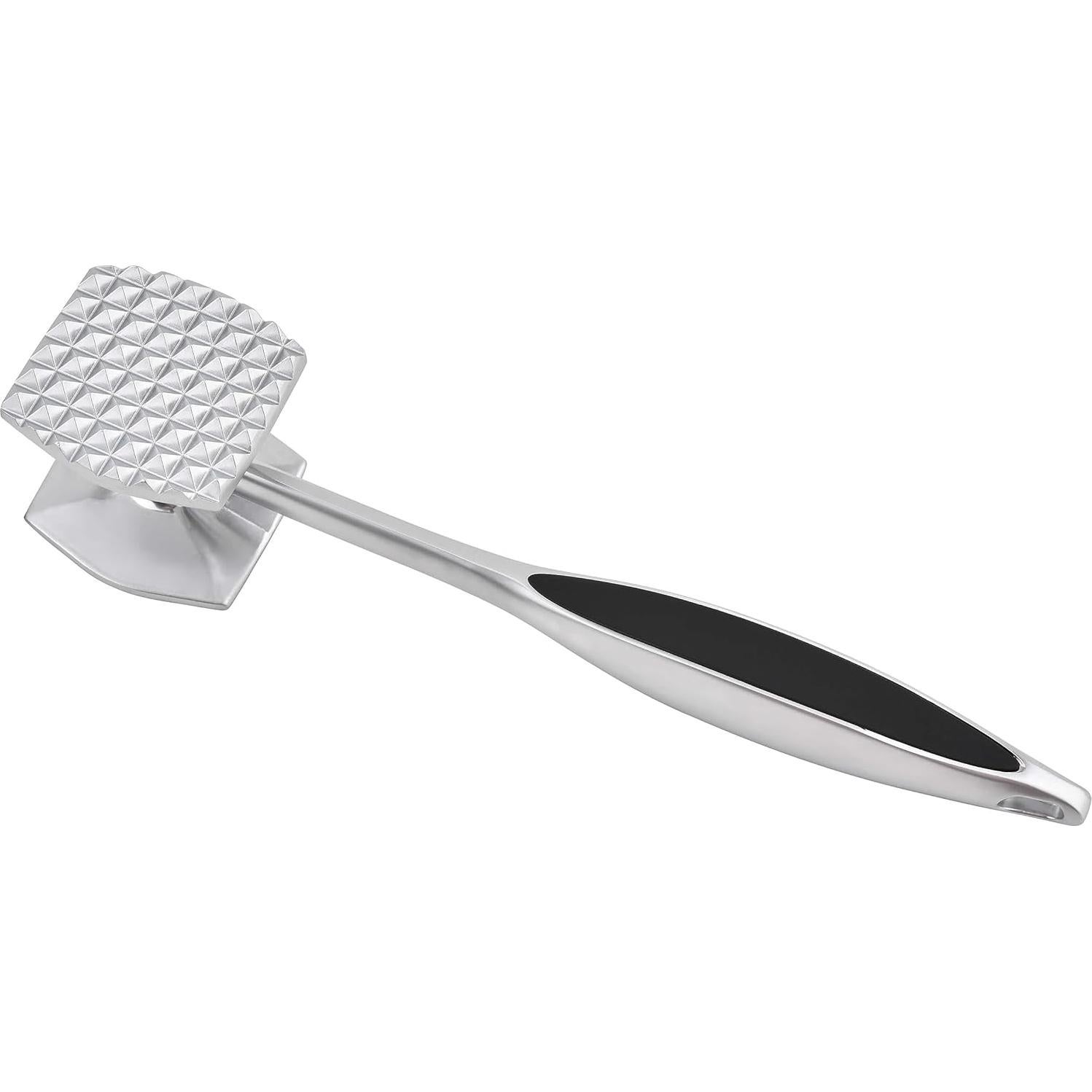 Martillo Aplanador de Carne AOWOTO 22.5 cm Doble Lado Ergonómico
