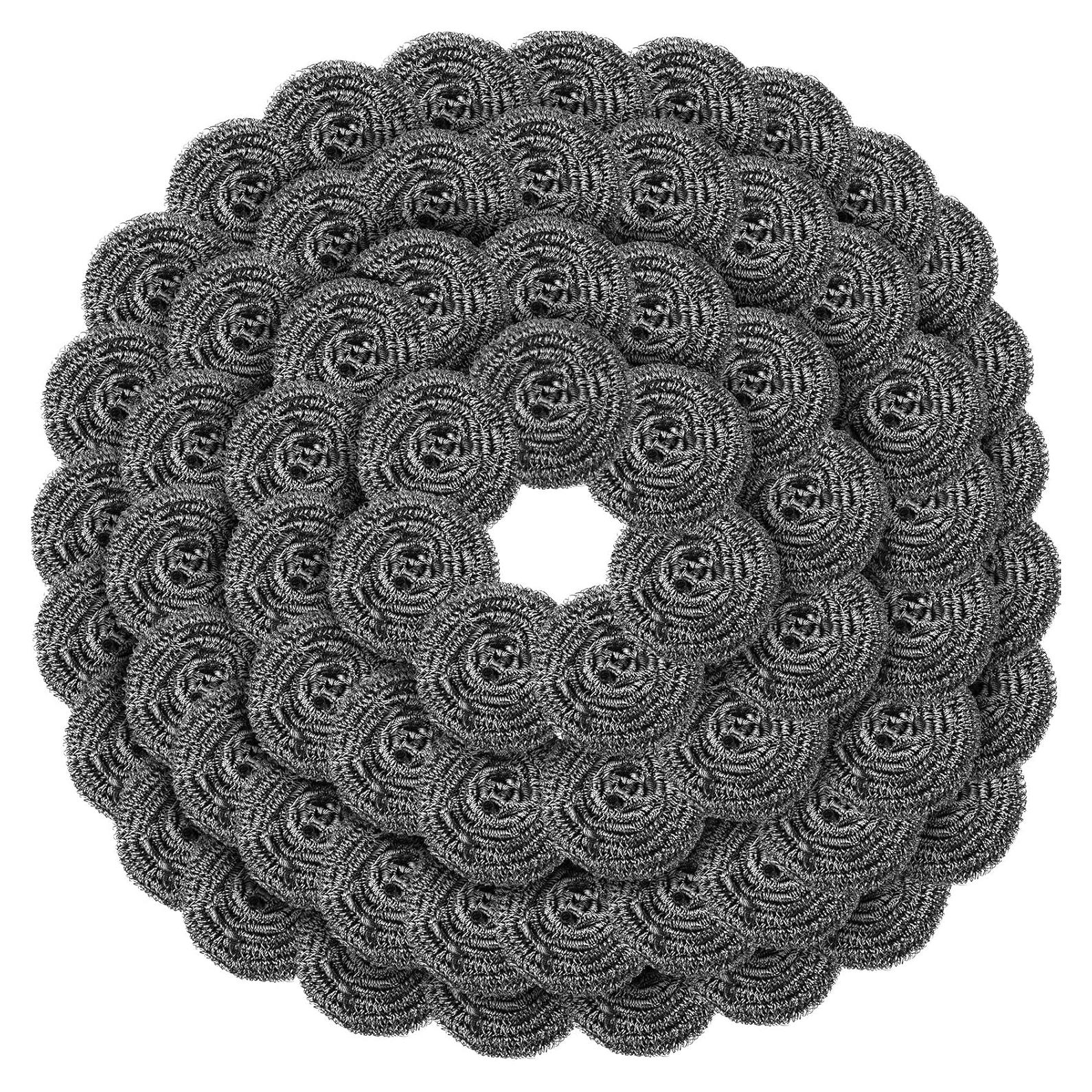 Estropajos de Acero Inoxidable Roshtia 24 Pcs 50g 9-9.5cm