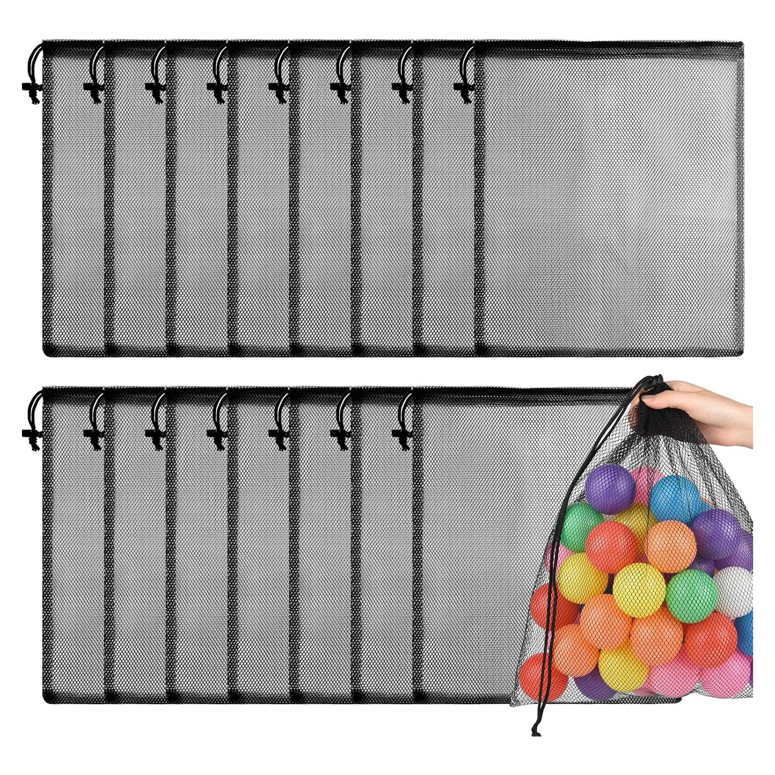 Bolsa de Malla PLULON 15 Pcs 35x40 cm Nylon Negro