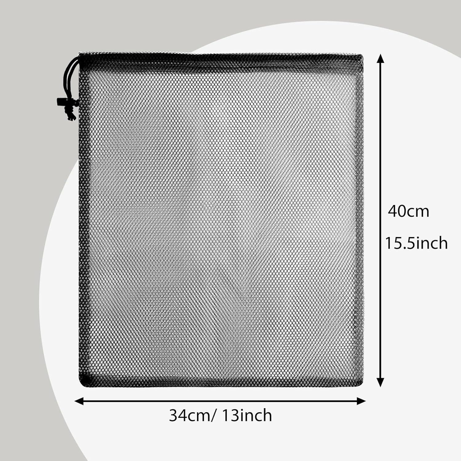 Bolsa de Malla PLULON 15 Pcs 35x40 cm Nylon Negro