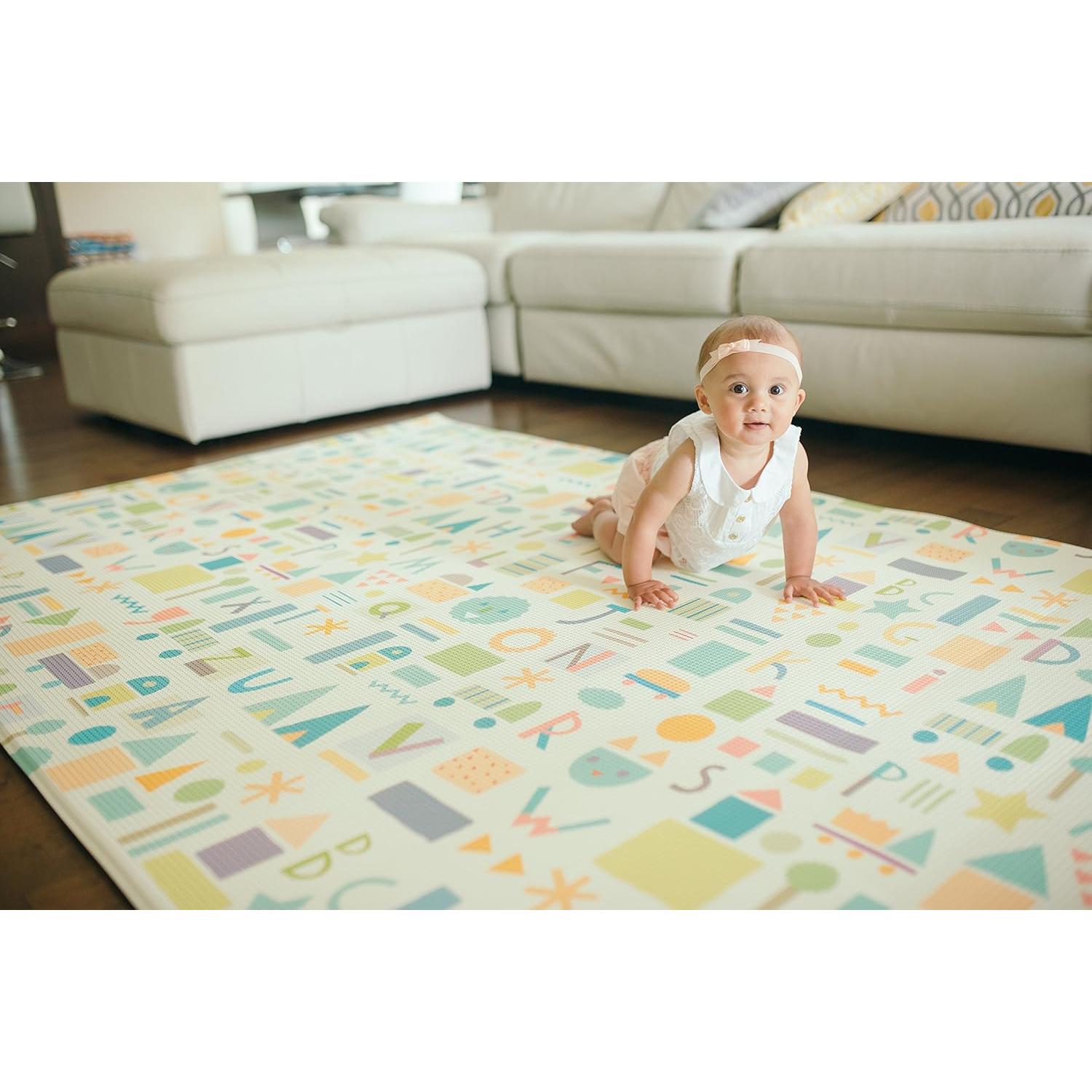 Alfombra de Juego Baby Care Grande Reversible A Prueba de Agua