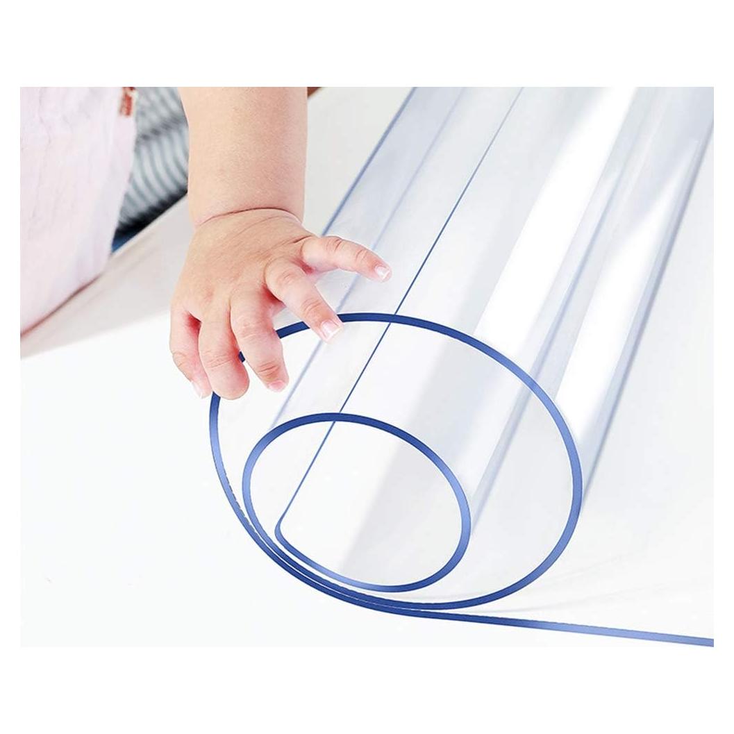 Protector de Mesa Rectangular Wadrac 55.88x111.76 cm PVC Transparente