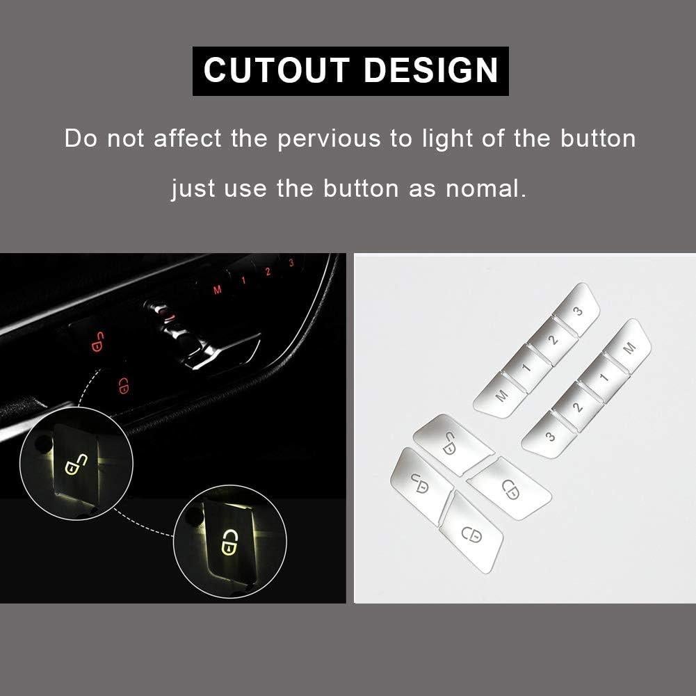 Cubierta Botón Bloqueo Mercedes Benz WODOFO GDR Cromado
