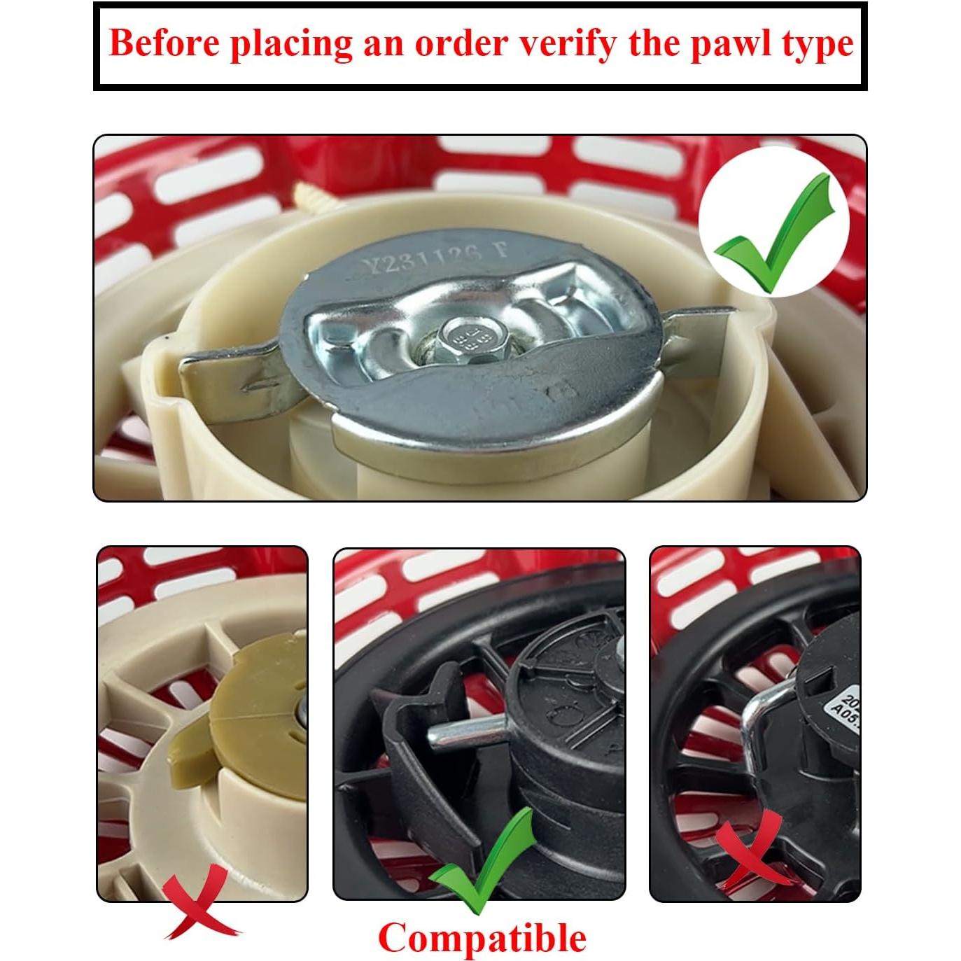 YAMAKATO Conjunto Arranque Honda GX340 GX390 2 Piezas