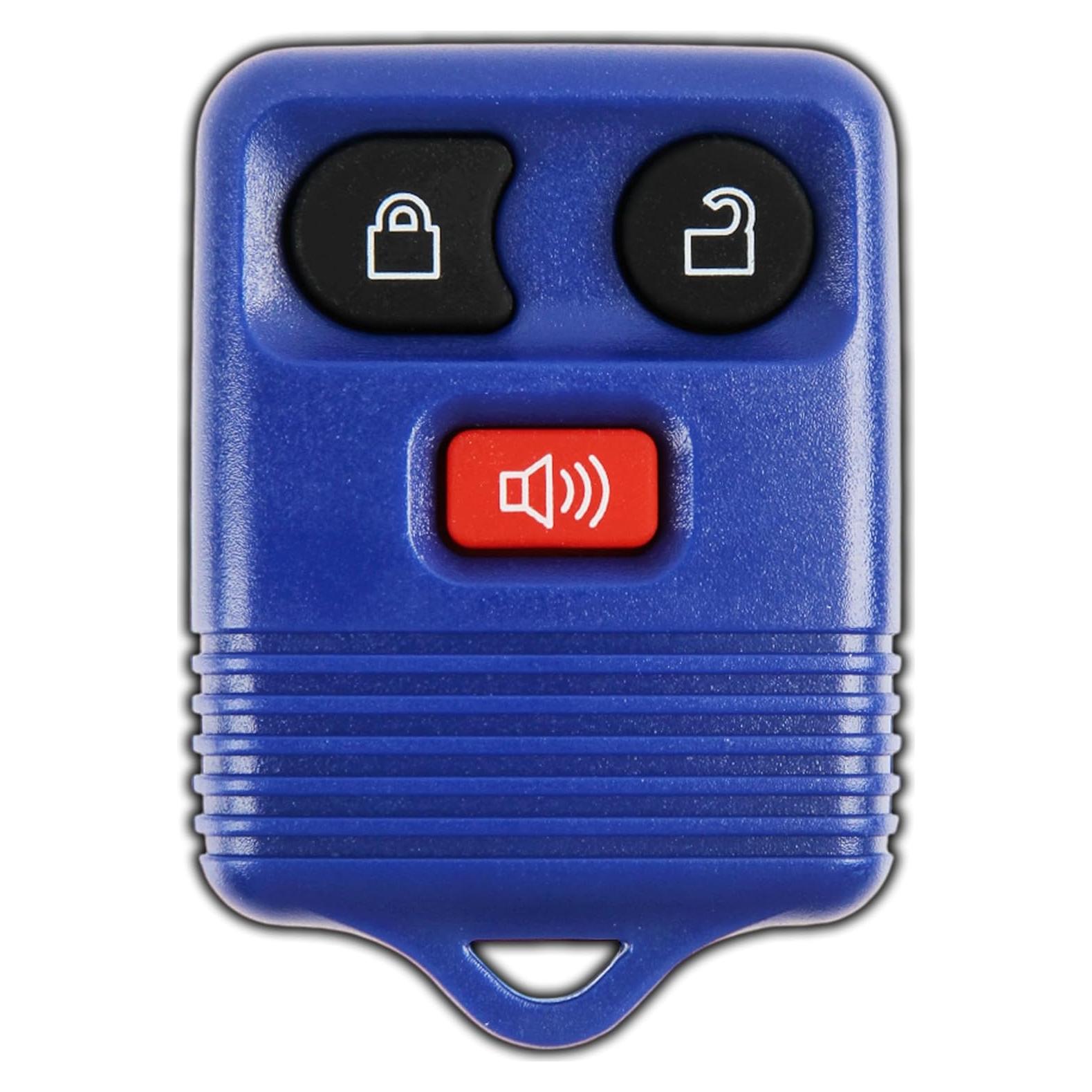 Llavero Remoto KeylessOption KPT1291 3 Botones Azul Marino