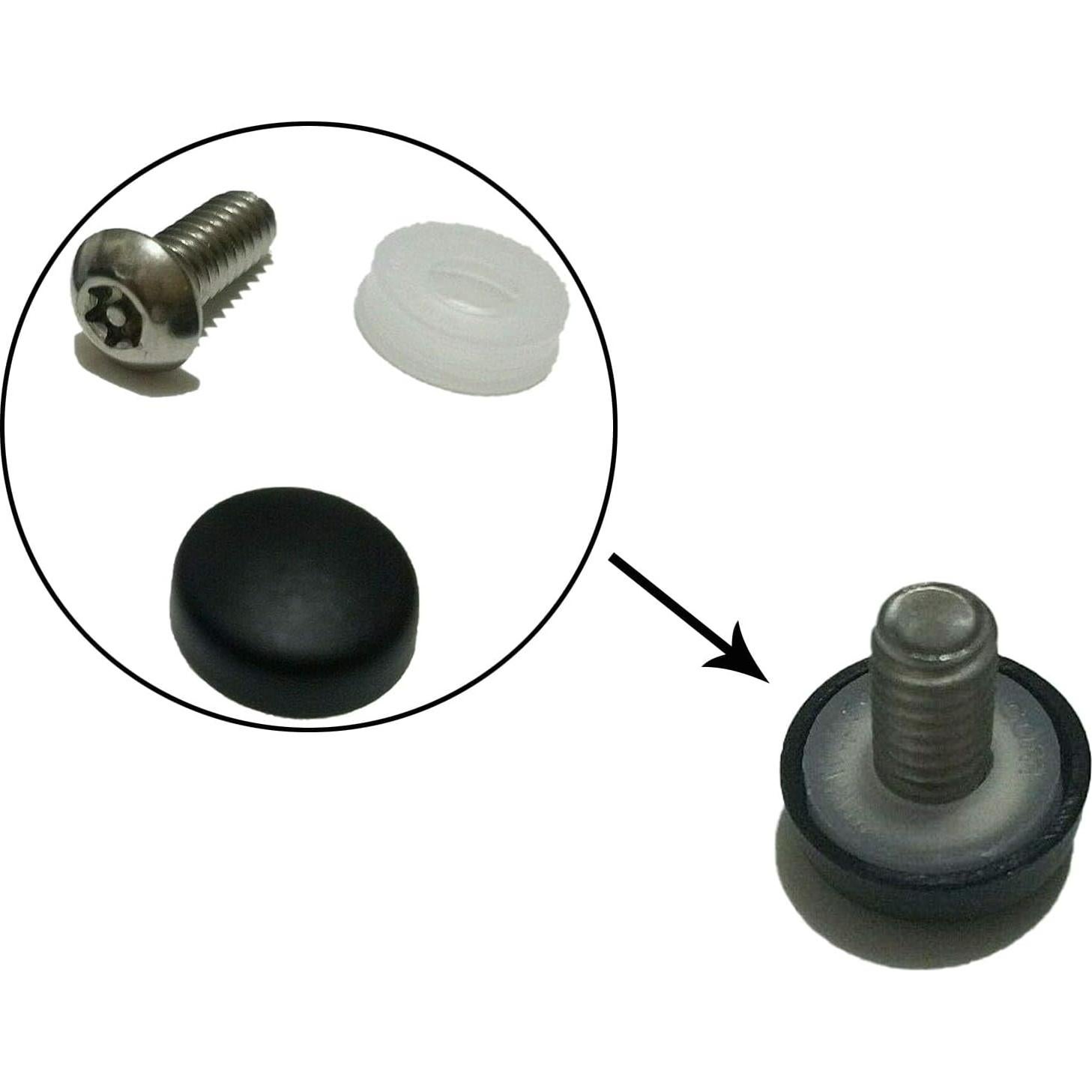 Kit de pernos antirrobo Earthtec para asiento trasero Harley