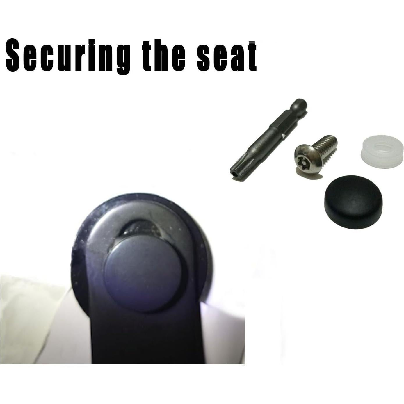 Kit de pernos antirrobo Earthtec para asiento trasero Harley