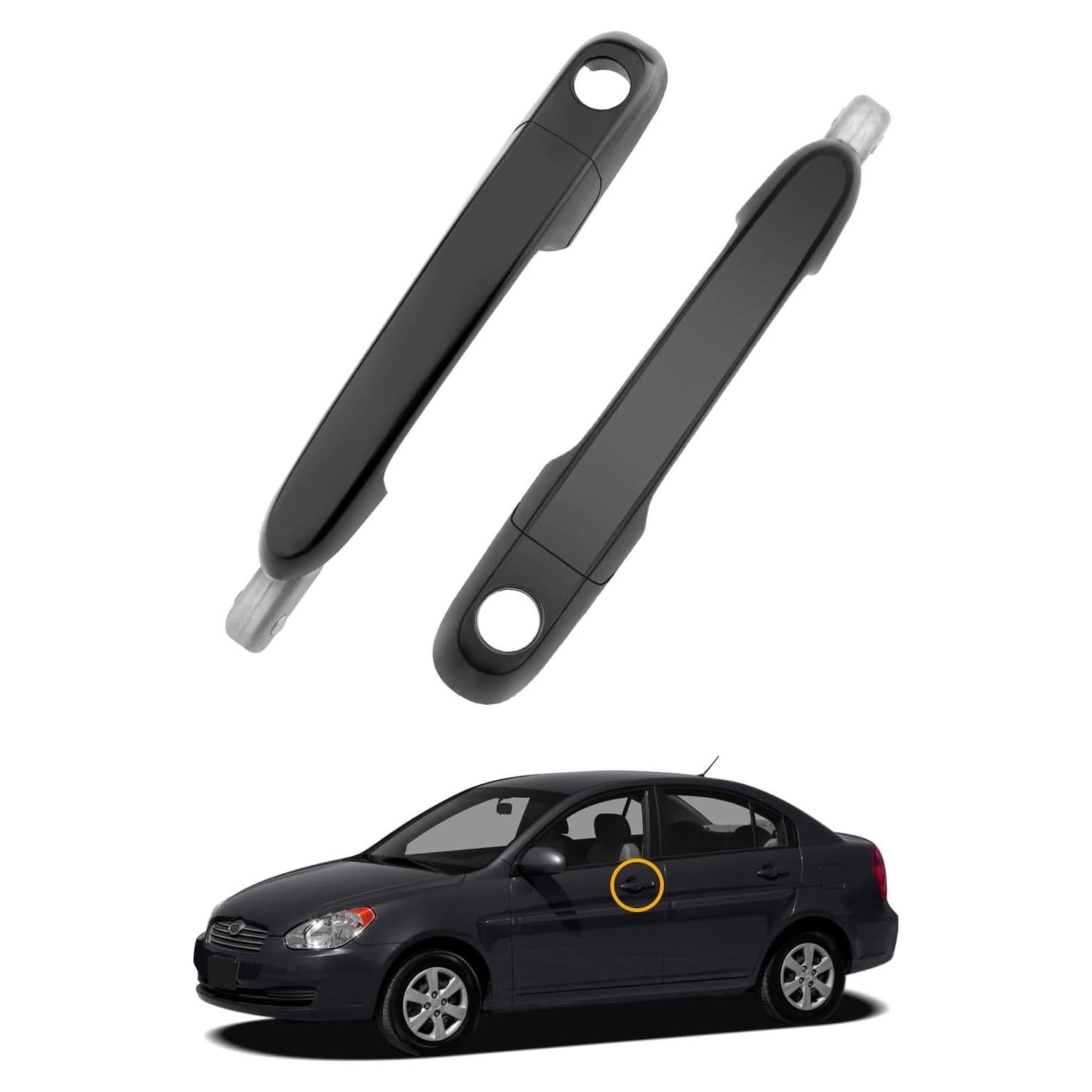 Juego de Manijas de Puerta Exterior Gledewen 2006-2011 Hyundai Accent