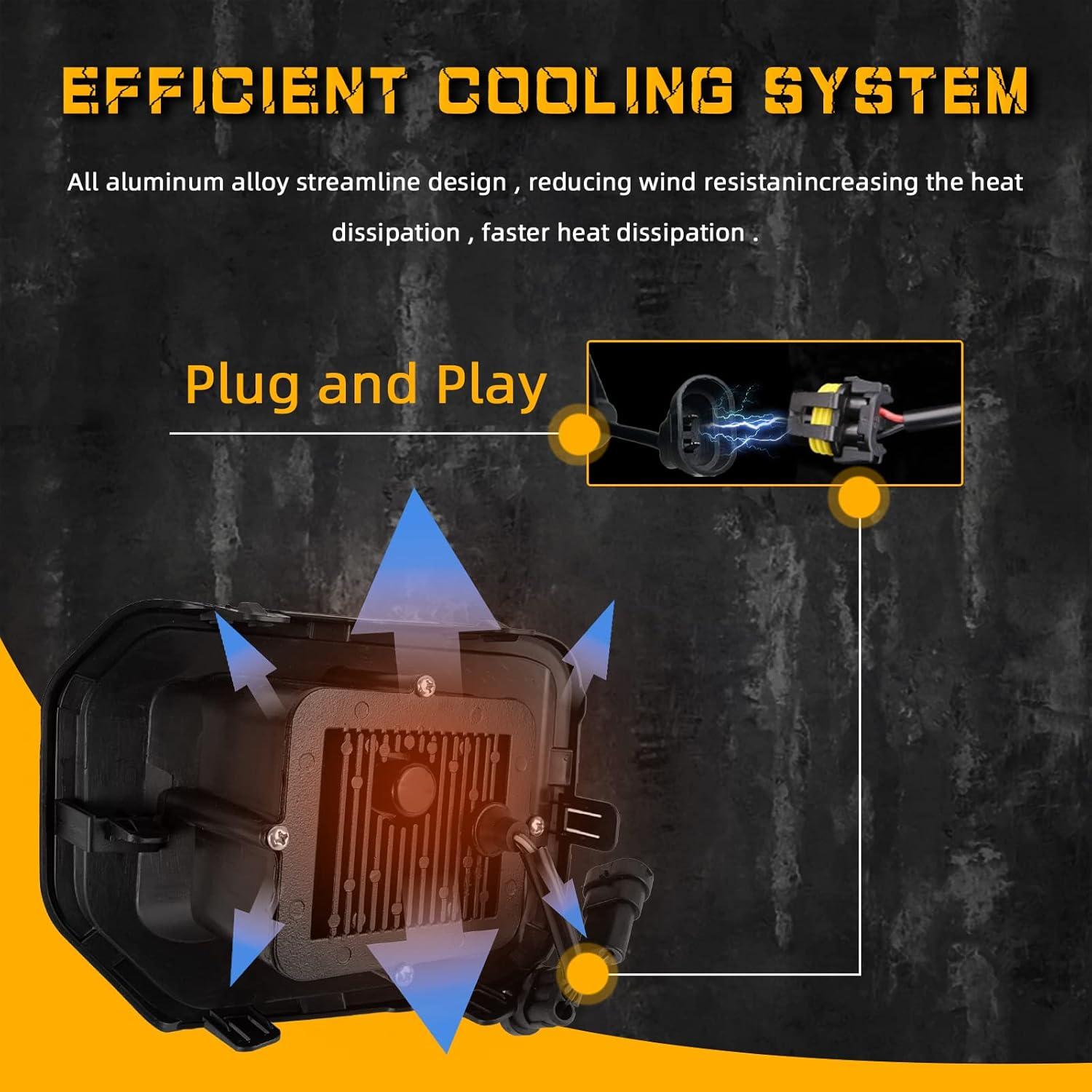 Kit Luces Antiniebla LED BONA para Toyota Tacoma 2016-2023