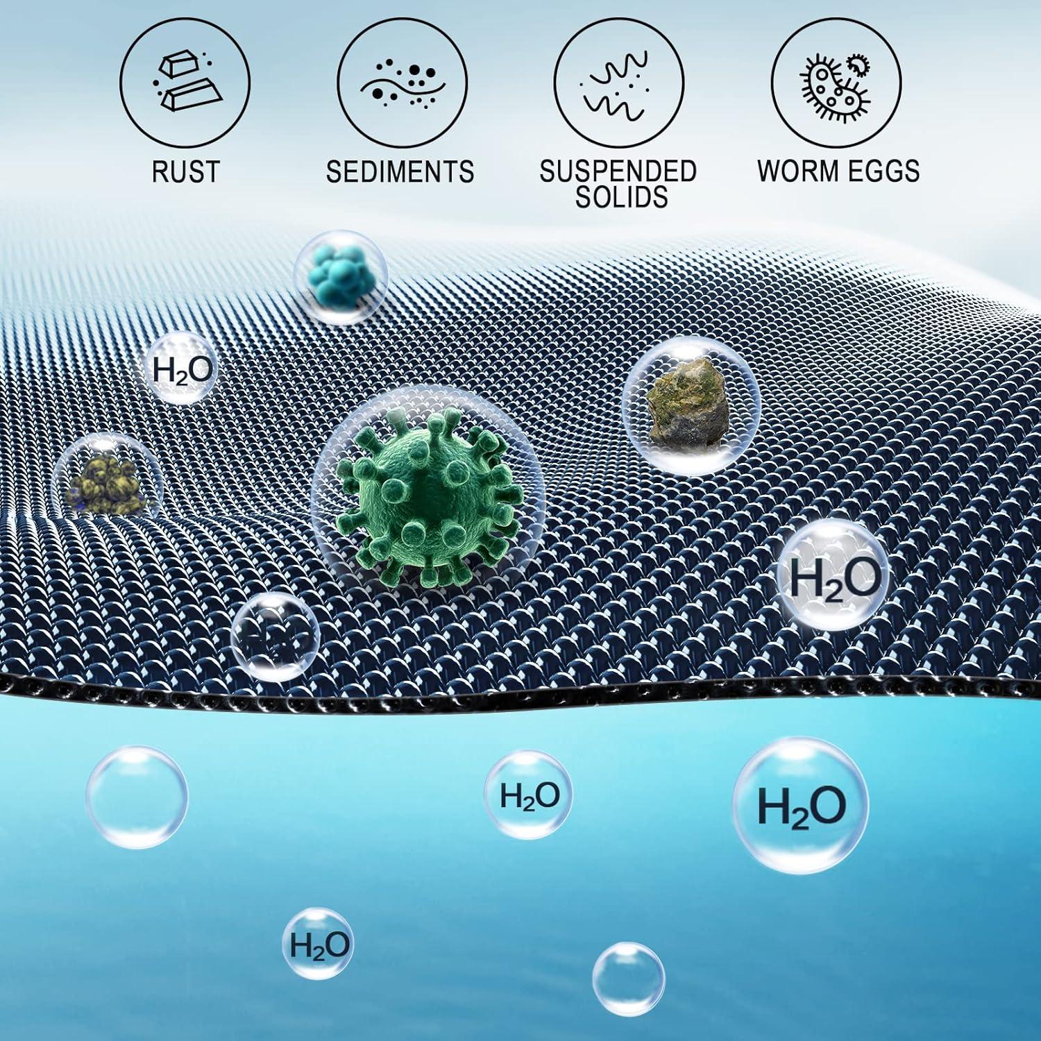 Filtro de Ducha HOPOPRO 18 Etapas Cromo Universal Alta Salida