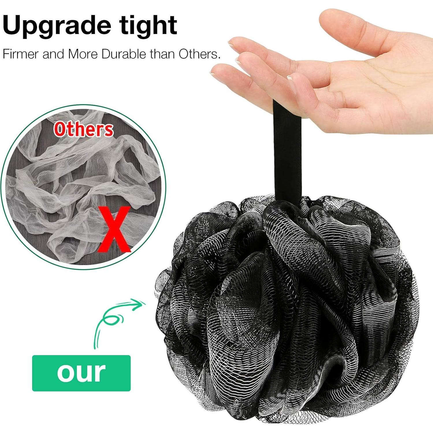 Esponjas de Loofah DadyMart Set de 4 para Baño Exfoliantes