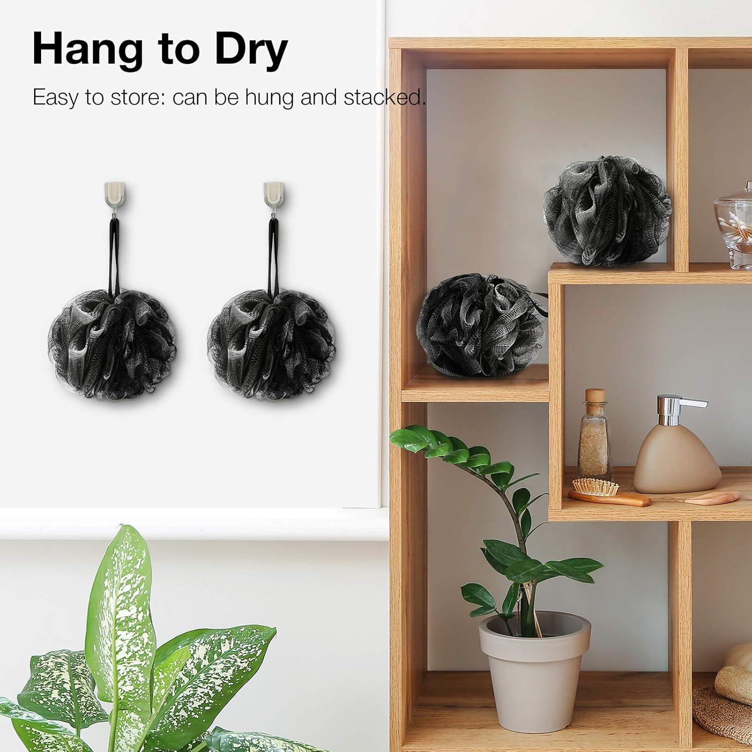 Esponjas de Loofah DadyMart Set de 4 para Baño Exfoliantes