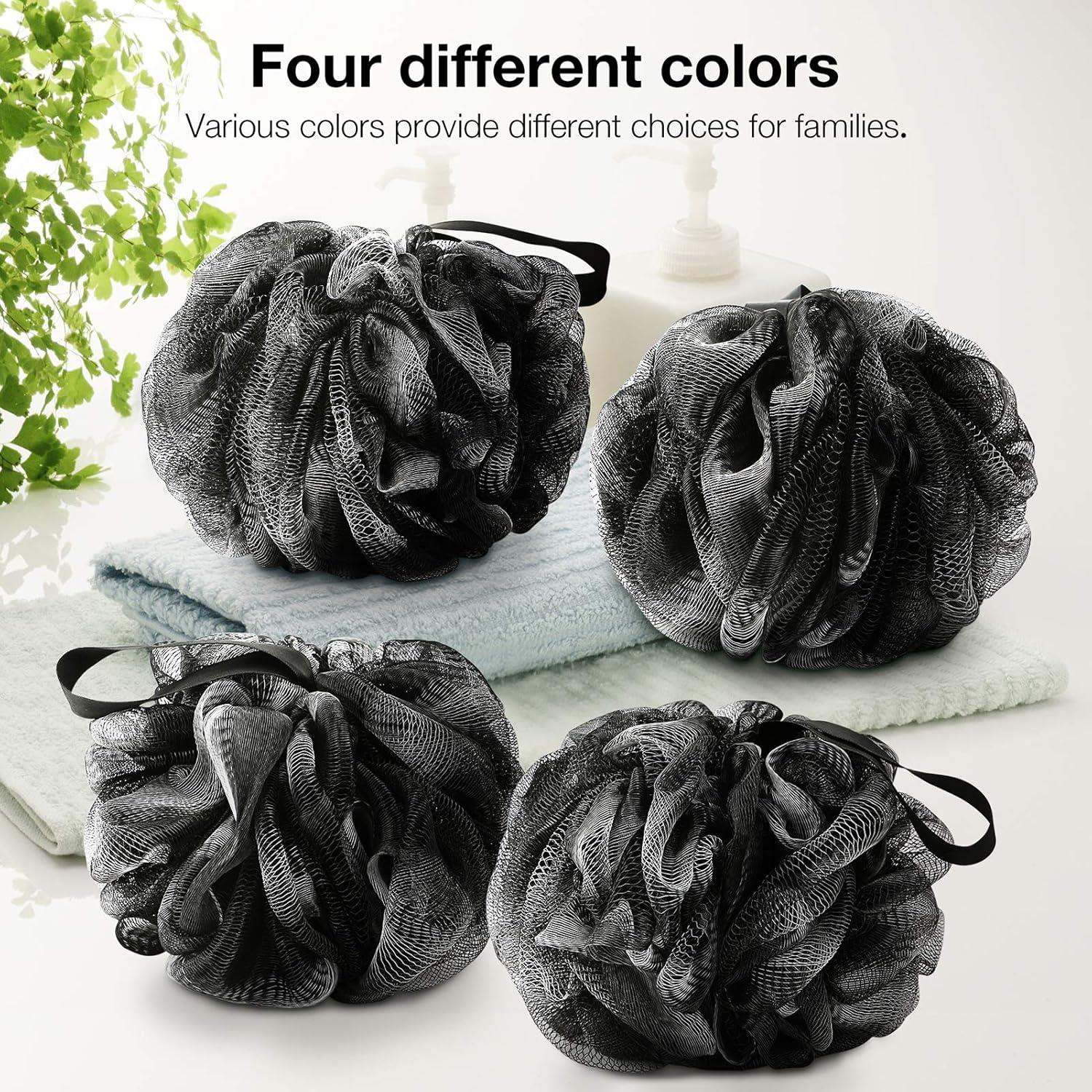 Esponjas de Loofah DadyMart Set de 4 para Baño Exfoliantes