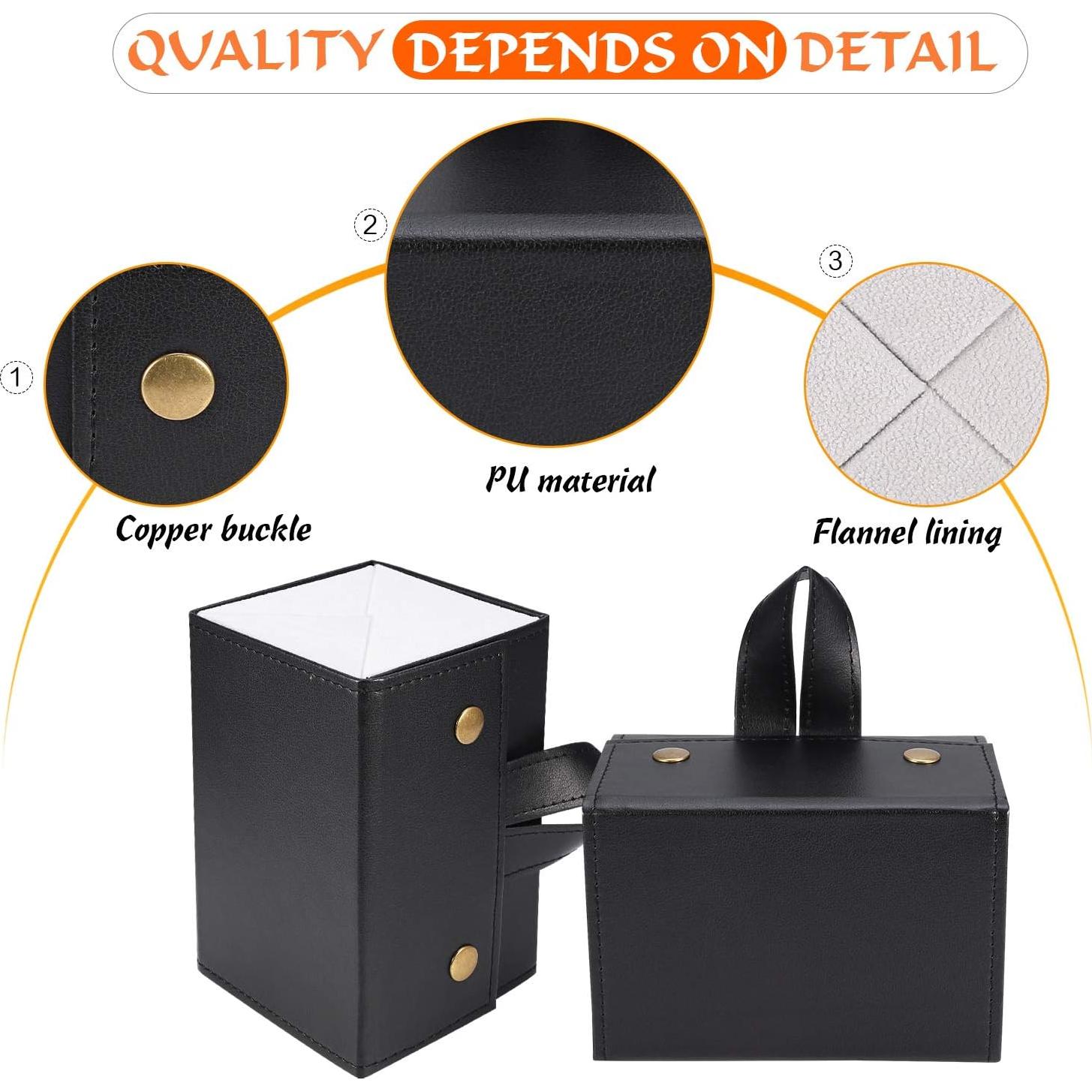 Organizador de Gafas de Sol SMARTTOP 4 Ranuras Plegable Negro