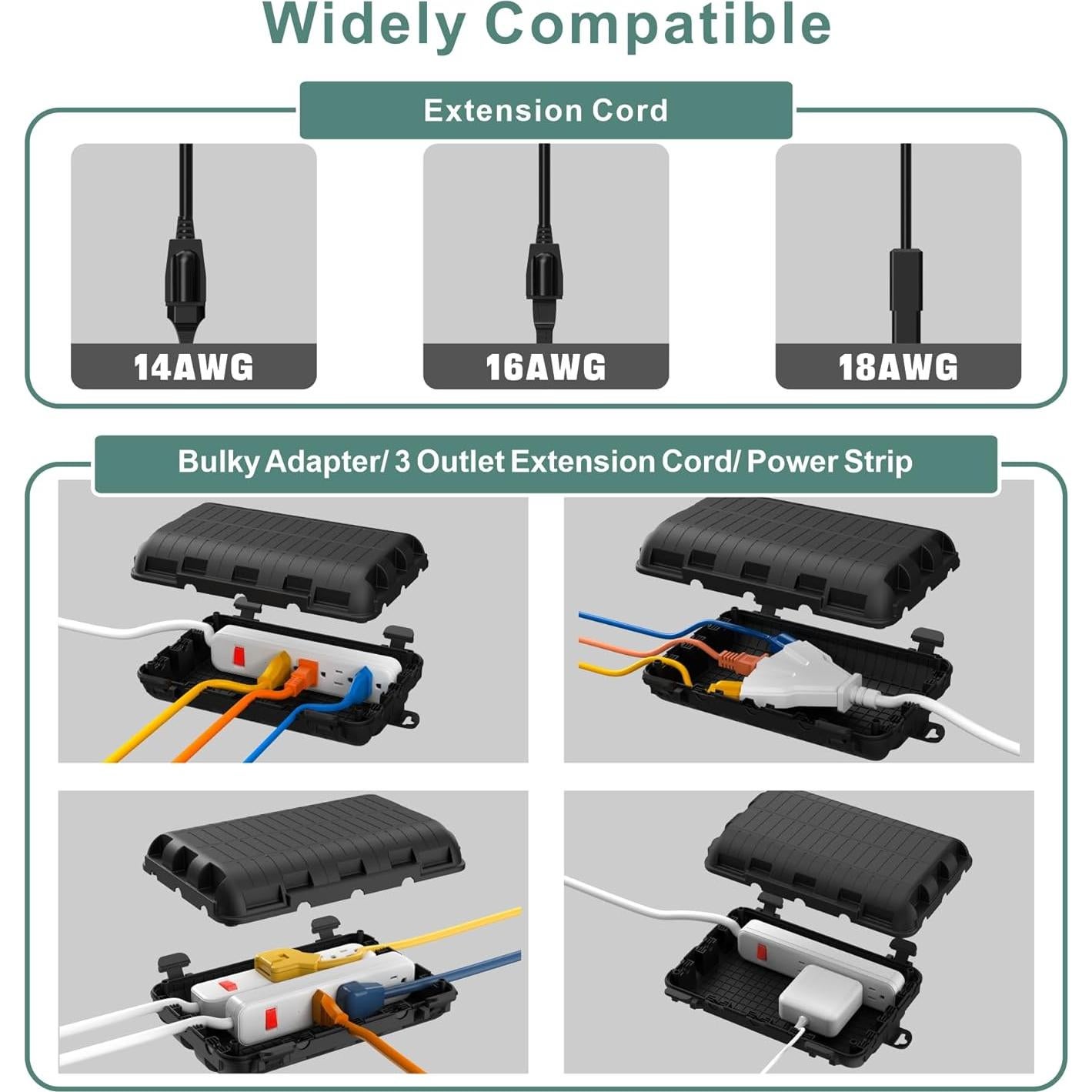 Caja Eléctrica Impermeable H HUNLEE 2 Unidades 23x16.8cm