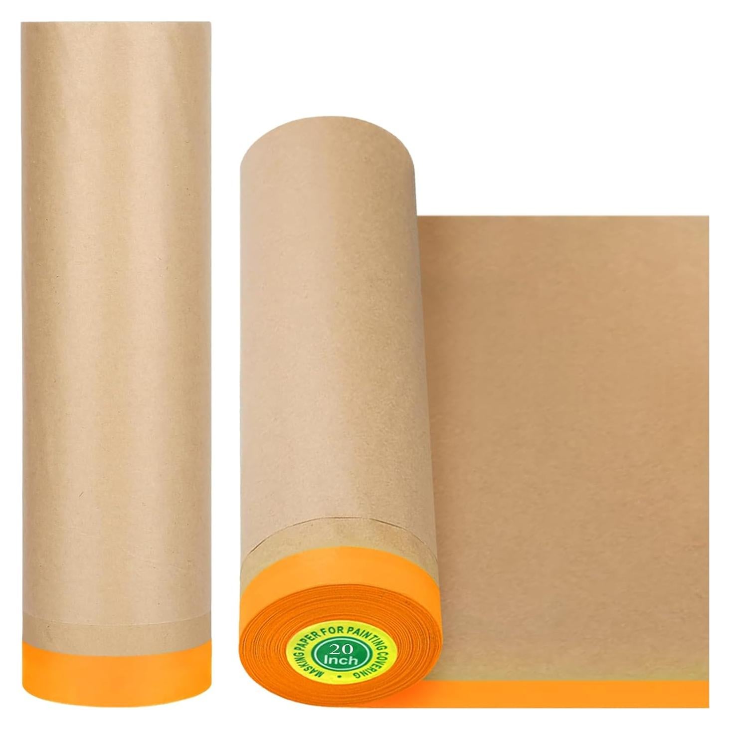 Papel de Enmascarar Adhesivo x2 1.52m x 0.51m para Pintura