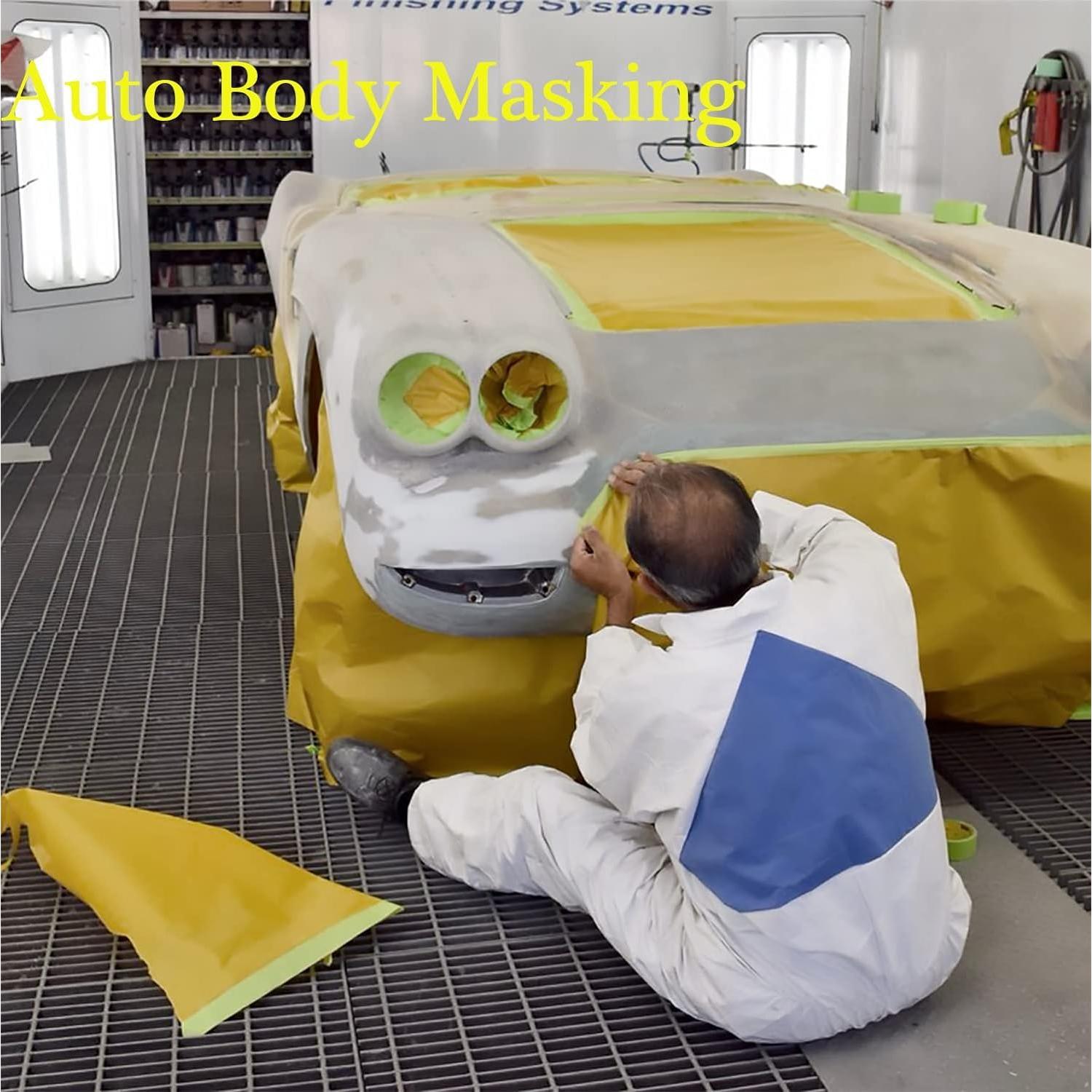 Papel de Enmascarar Adhesivo x2 1.52m x 0.51m para Pintura