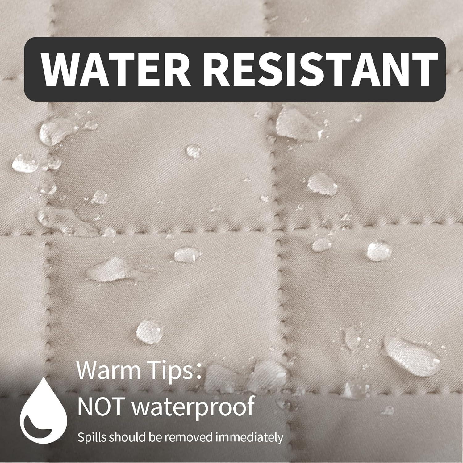 Funda de Silla Reversible Fandyacke Beige 58.42 cm Resistente al Agua