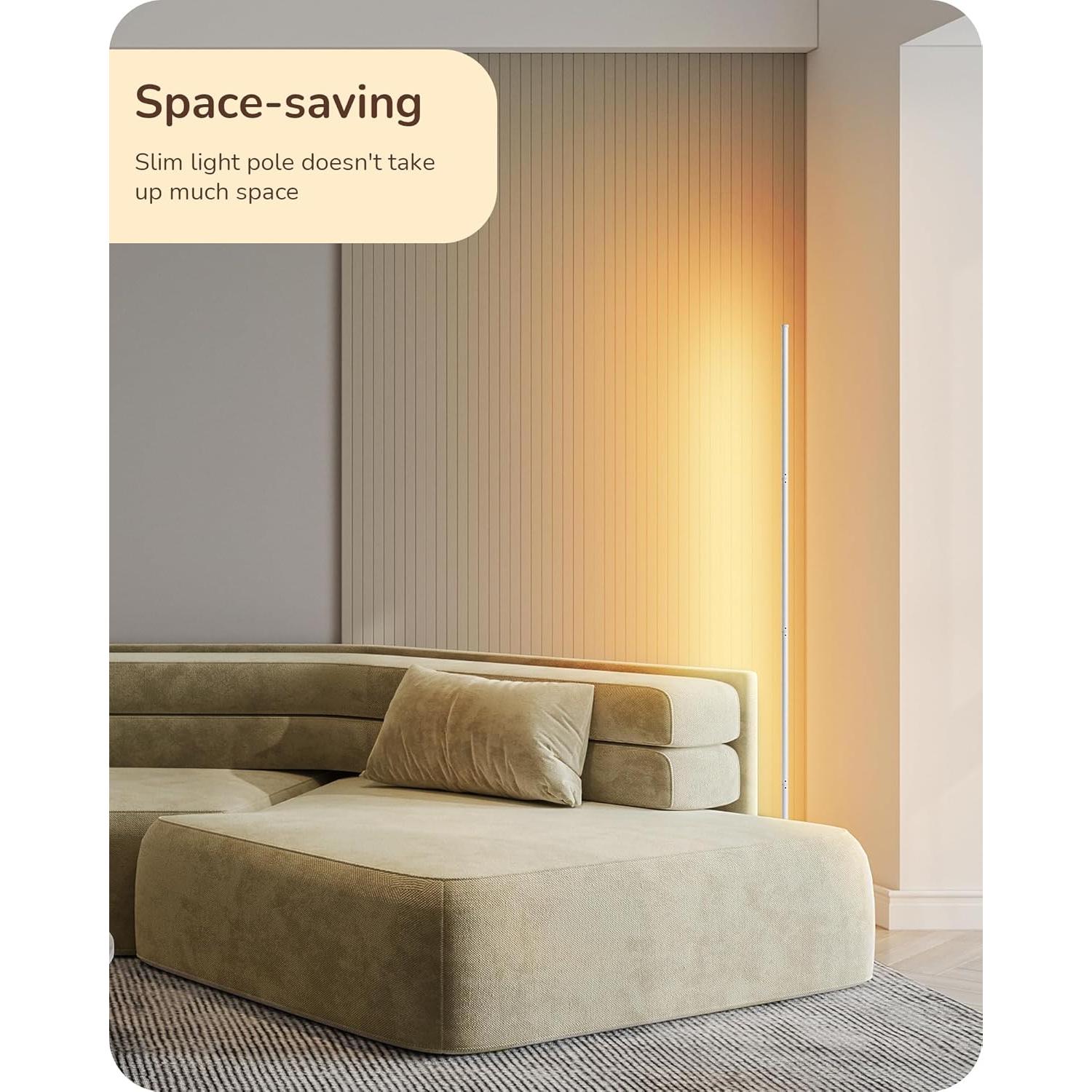 Lámpara de Pie LED Edishine Minimalista Regulable 3000K