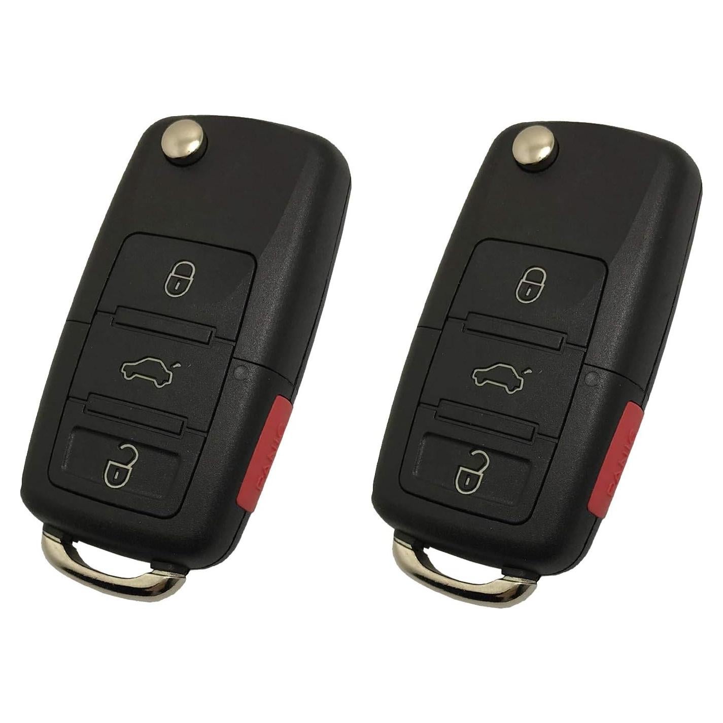 Funda de Llave VW Jetta Passat Golf 4 Botones ALIWEI