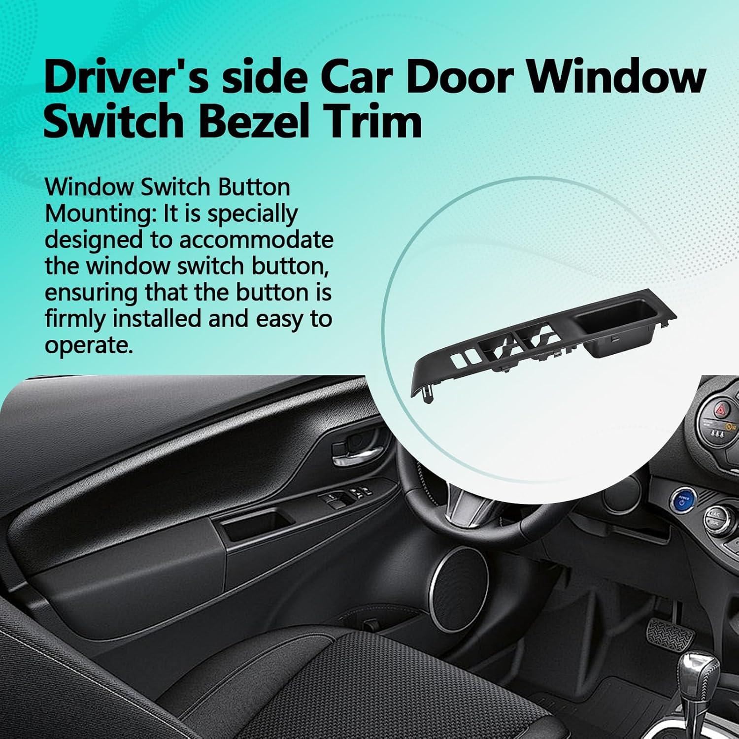 Moldura Interruptor Ventana Toyota Yaris 2012-2014 Quealzara