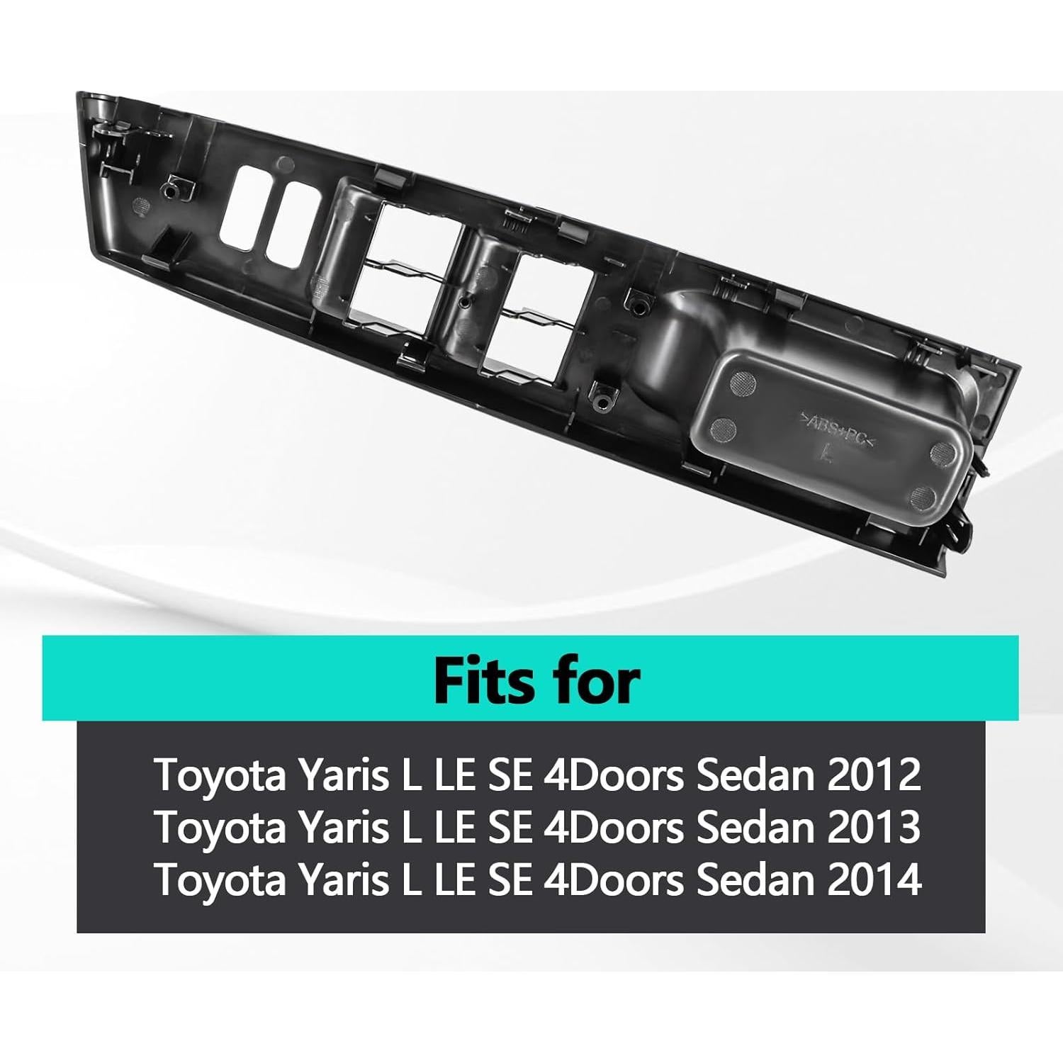 Moldura Interruptor Ventana Toyota Yaris 2012-2014 Quealzara