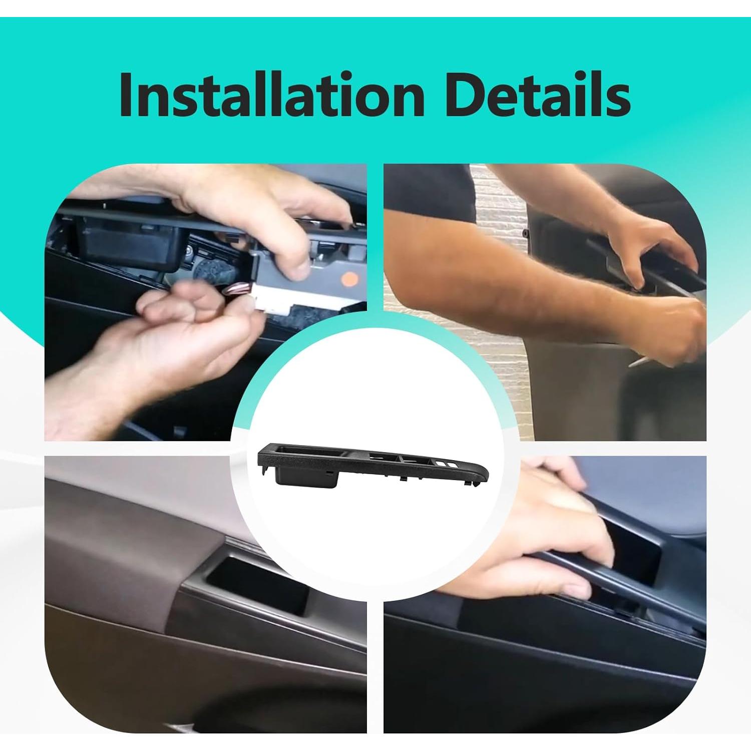 Moldura Interruptor Ventana Toyota Yaris 2012-2014 Quealzara